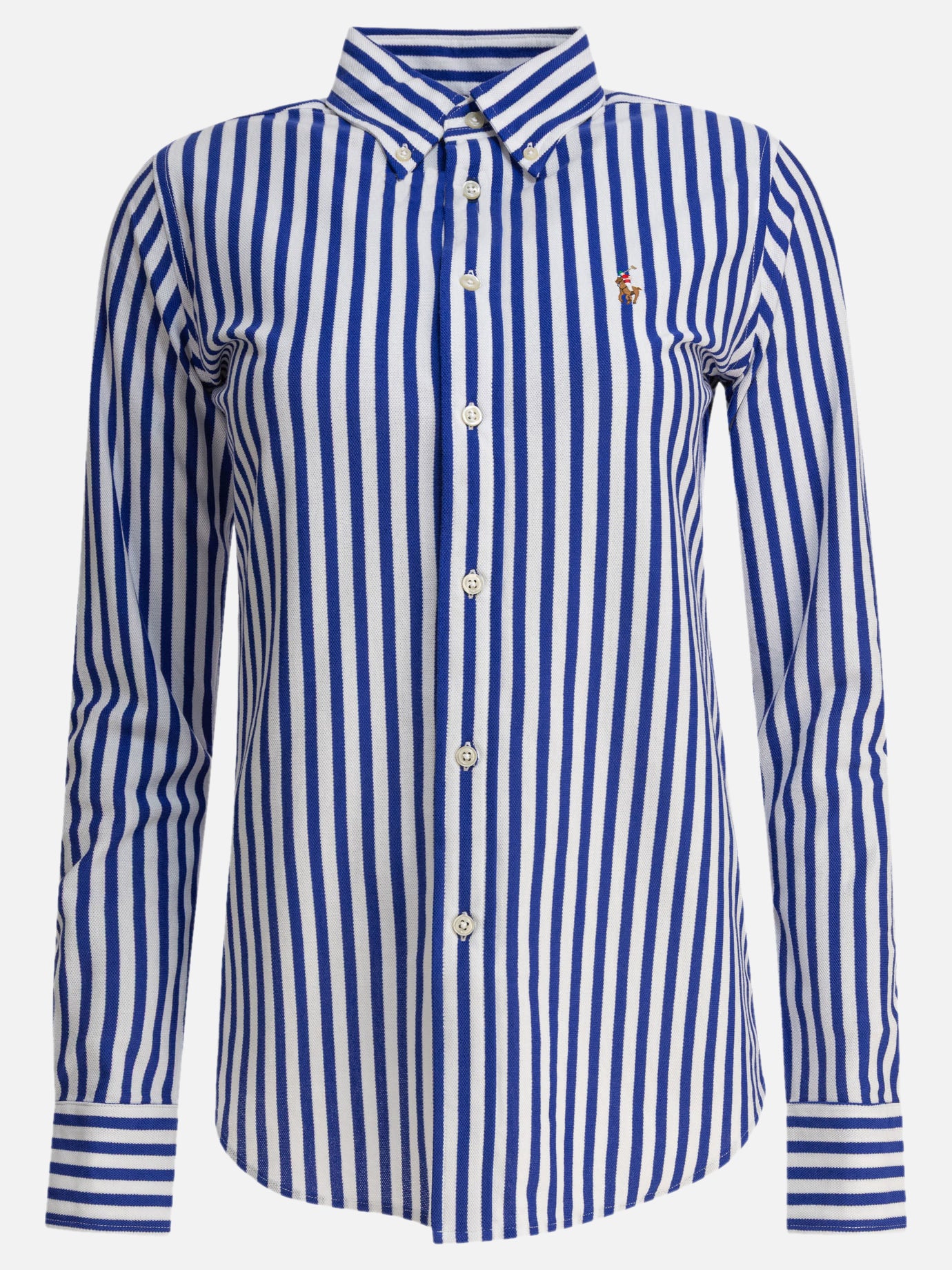 Polo Ralph Lauren Striped cotton oxford shirt Blue