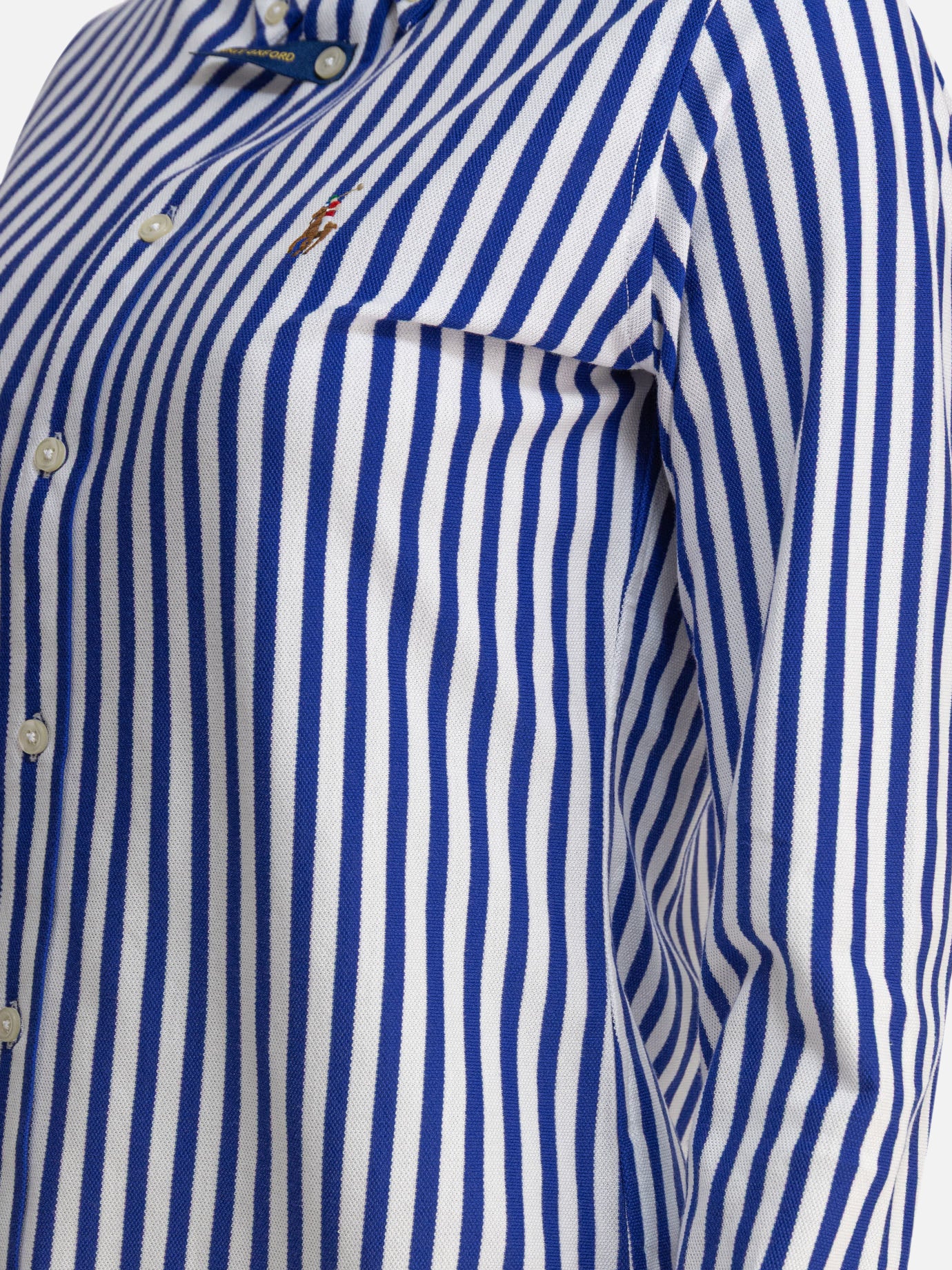 Polo Ralph Lauren Striped cotton oxford shirt 13127251_XS Blue thumbnail_4
