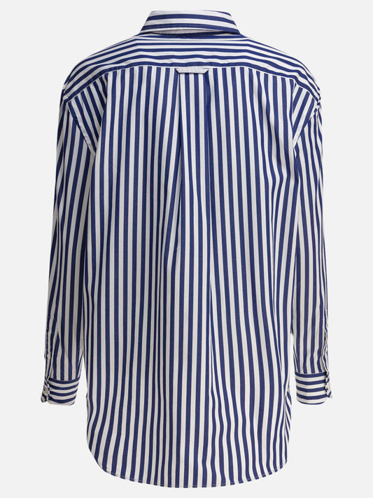 Polo Ralph Lauren Oversize-fit striped cotton shirt 11201468_XS Blue 2