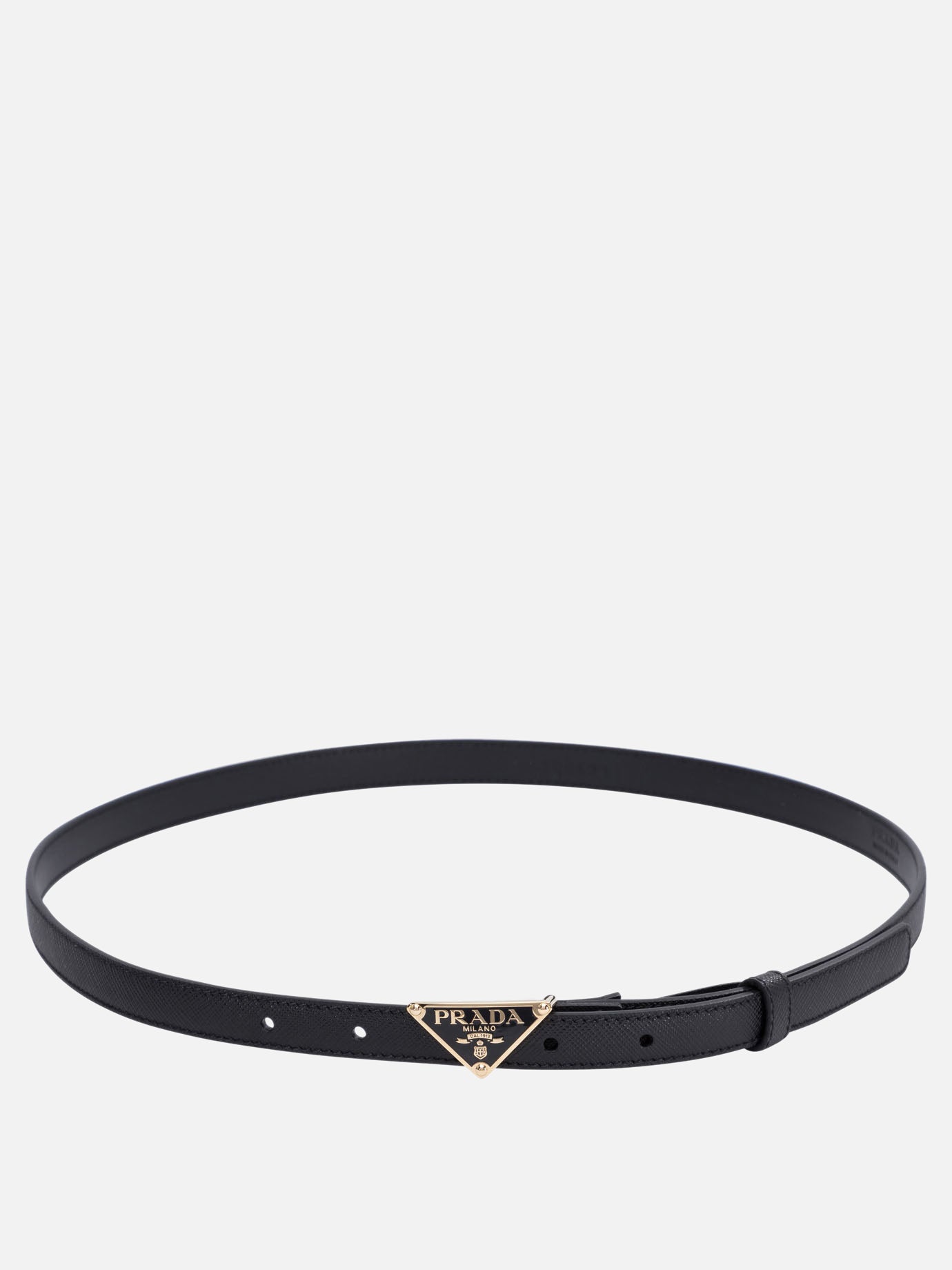 Prada Saffiano belt 18422366_75 Black thumbnail_1