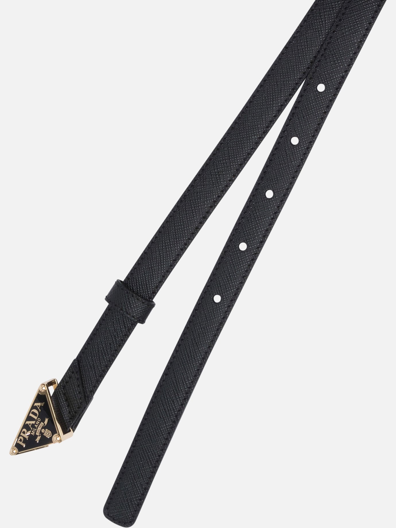Prada Saffiano belt 18422366_75 Black thumbnail_2