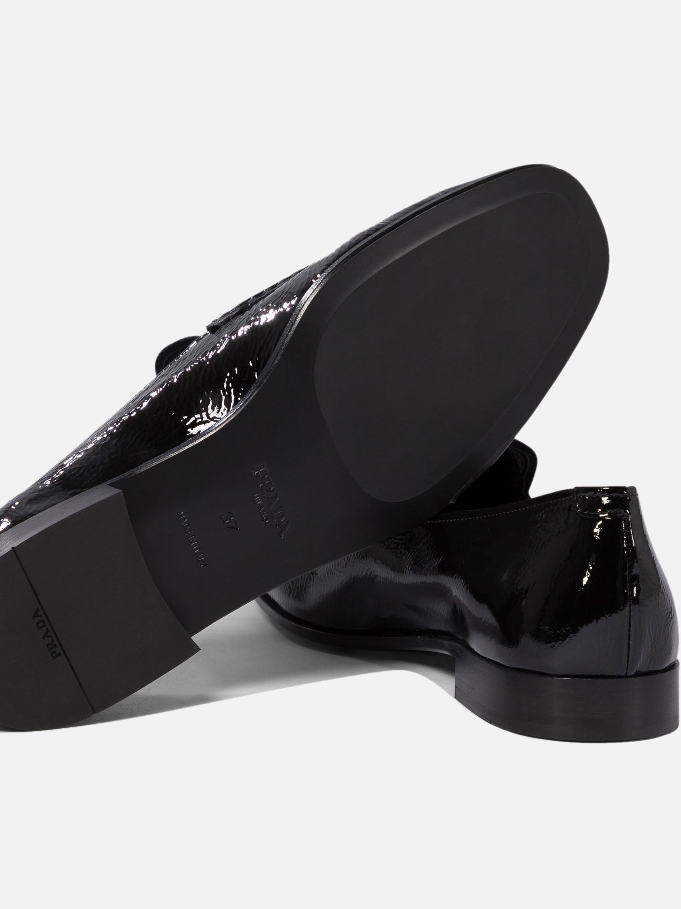 Neplak patent leather loafers