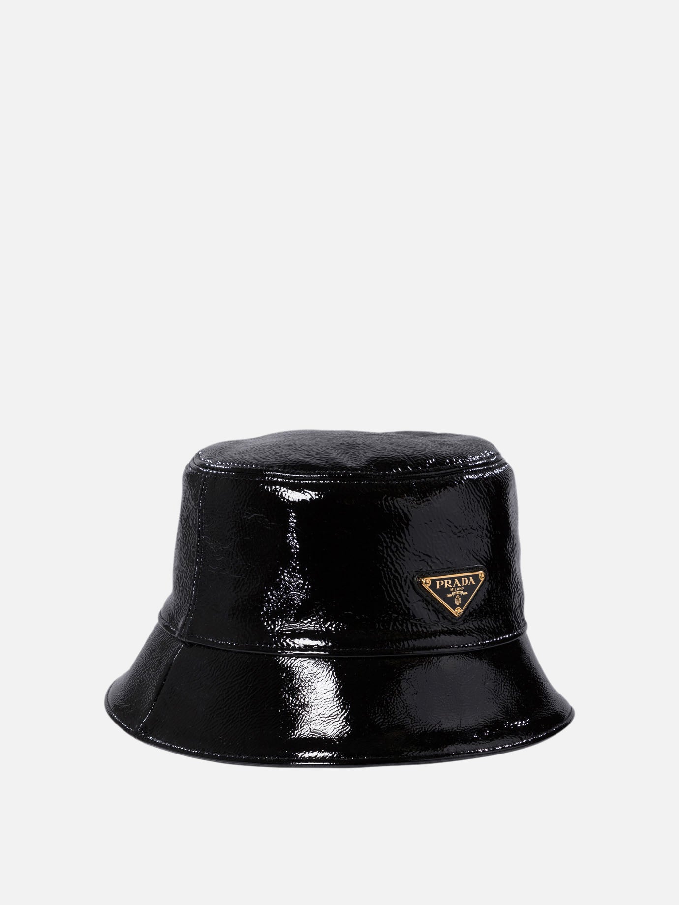 Prada Naplak patent leather bucket hat 14379251_S Black thumbnail_2