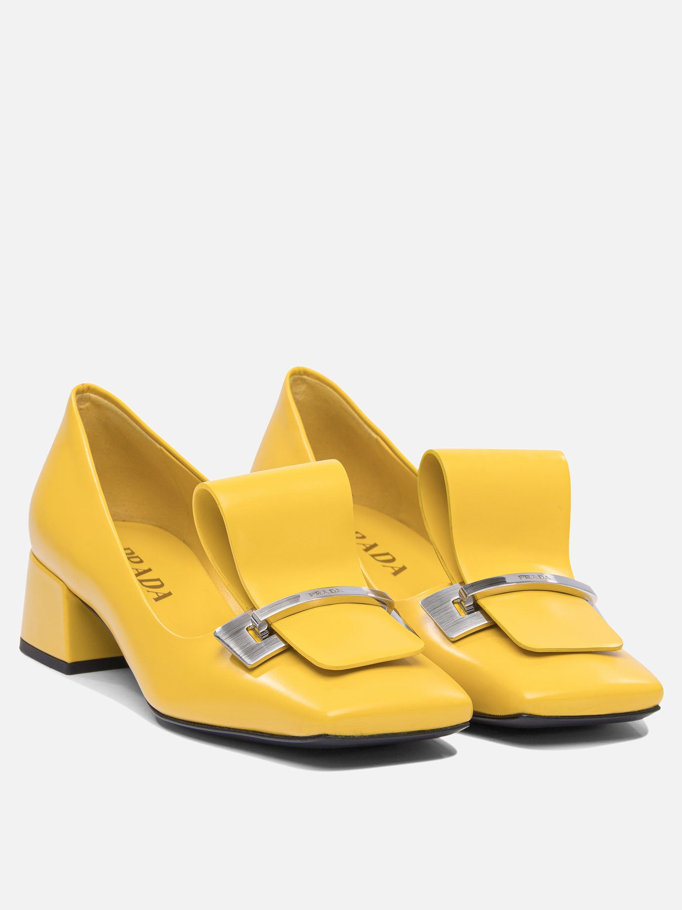 Pumps 100% calf leather - 100% leather  Yellow - Prada Women | PDP | VIETTI Online Store | Zoom-Modal_2
