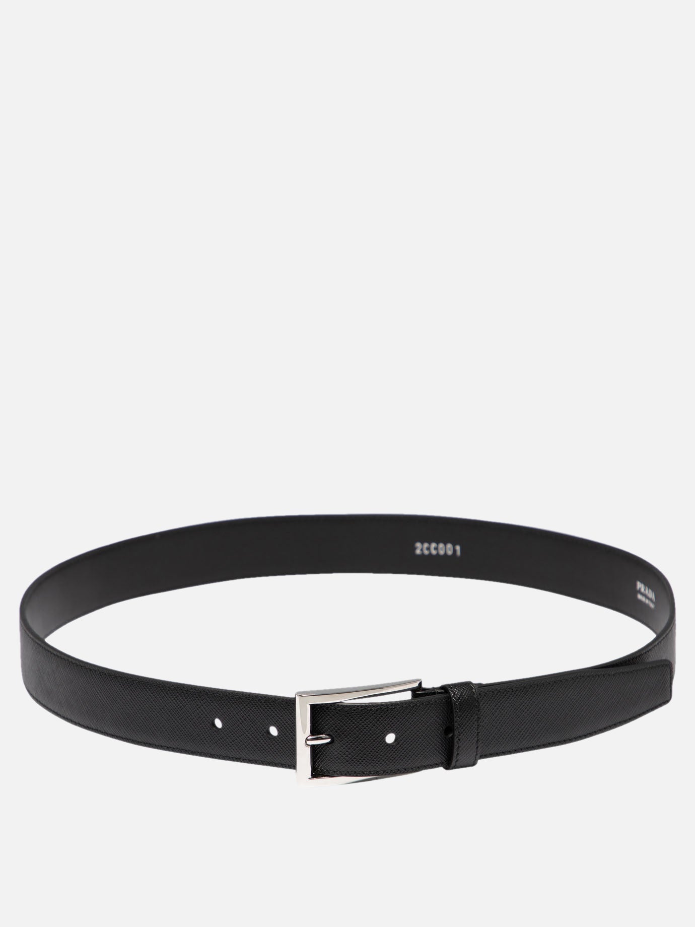 Leather belts 100% leather  Black - Prada Men | PDP | VIETTI Online Store | thumbnail