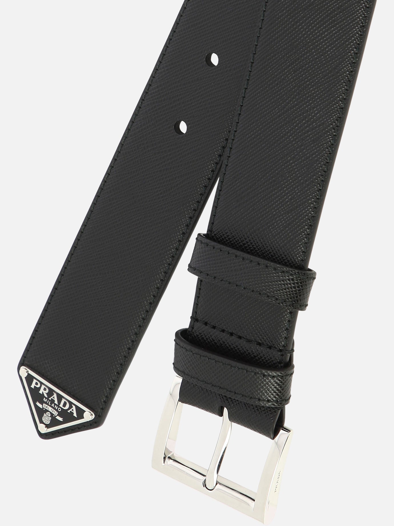 Prada Saffiano belt Black