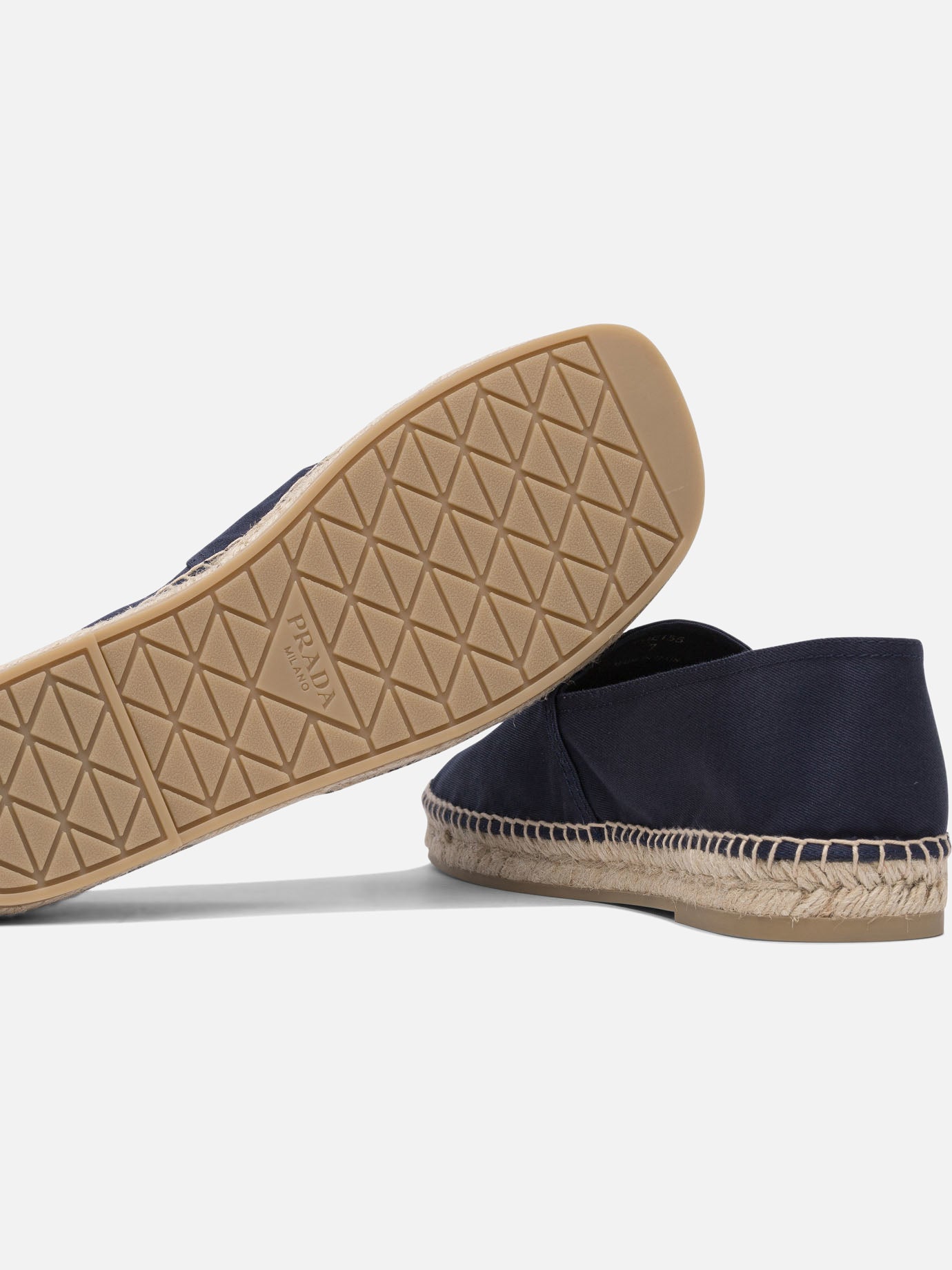 Prada Cotton espadrilles 10104513_8 Blue thumbnail_5