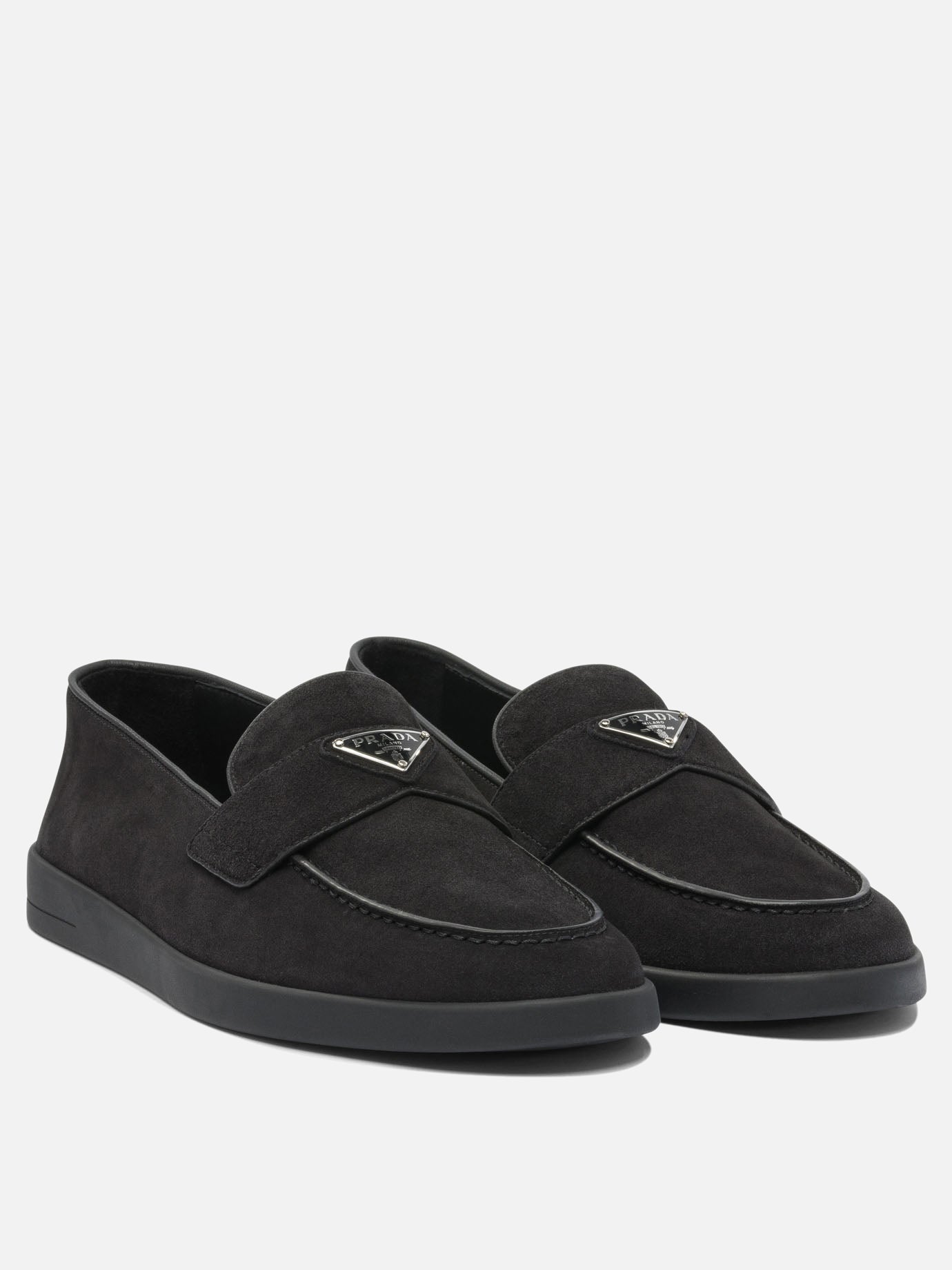 Loafers 100% calf leather - 100% rubber  Black - Prada Men | PDP | VIETTI Online Store | Zoom-Modal_2
