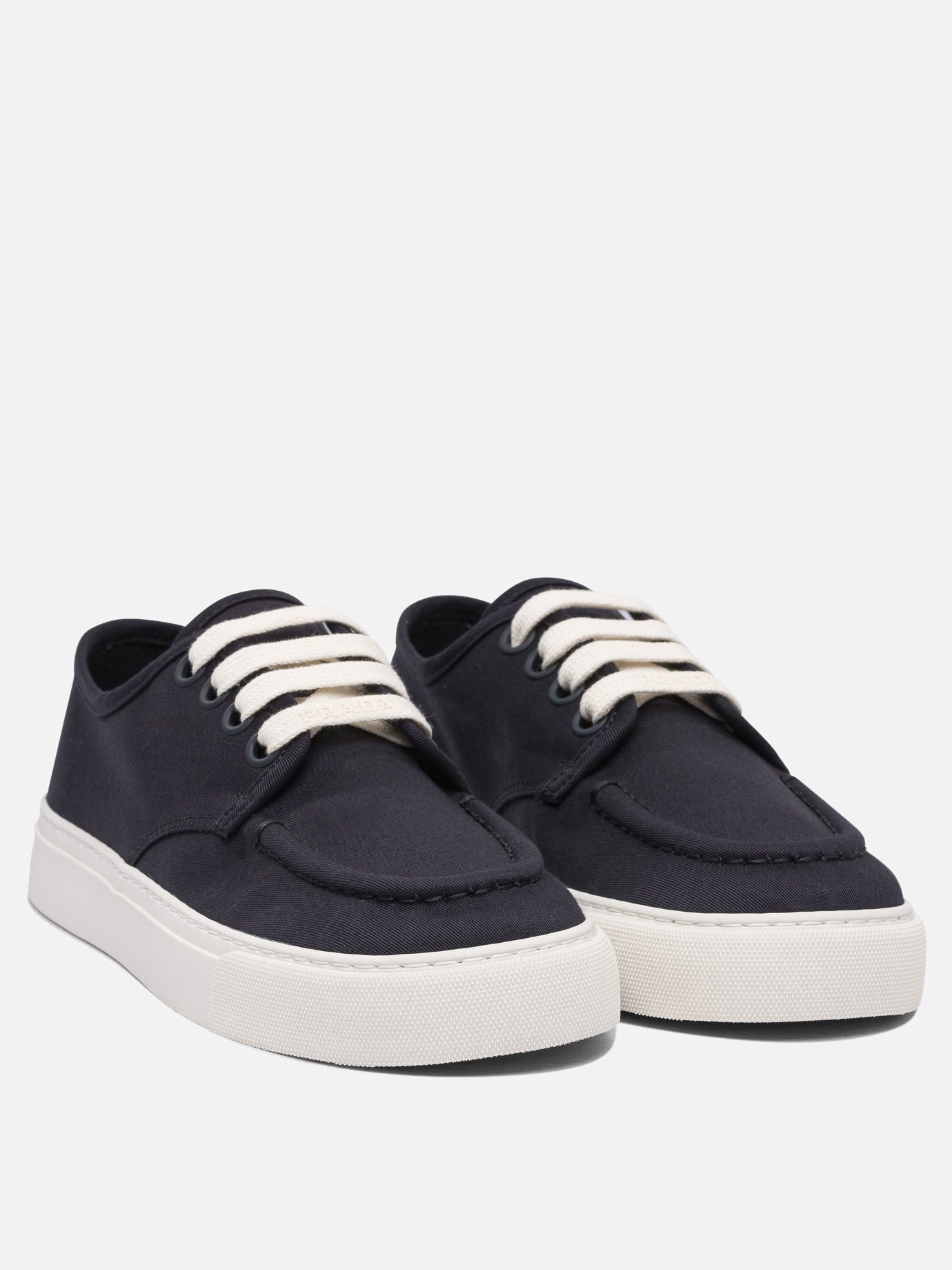 Low top sneakers 100% leather - 100% rubber  Blue - Prada Men | PDP | VIETTI Online Store | thumbnail_2