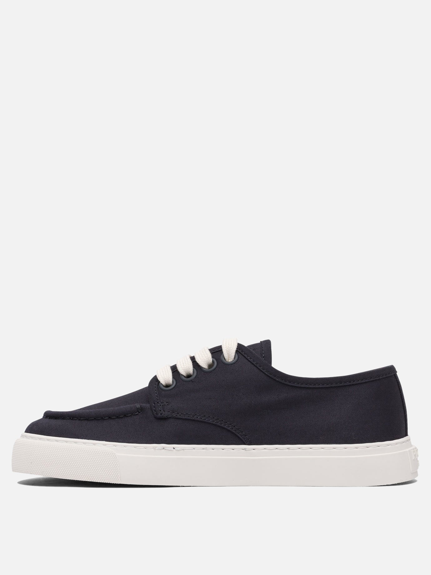 Low top sneakers 100% leather - 100% rubber  Blue - Prada Men | PDP | VIETTI Online Store | thumbnail_3