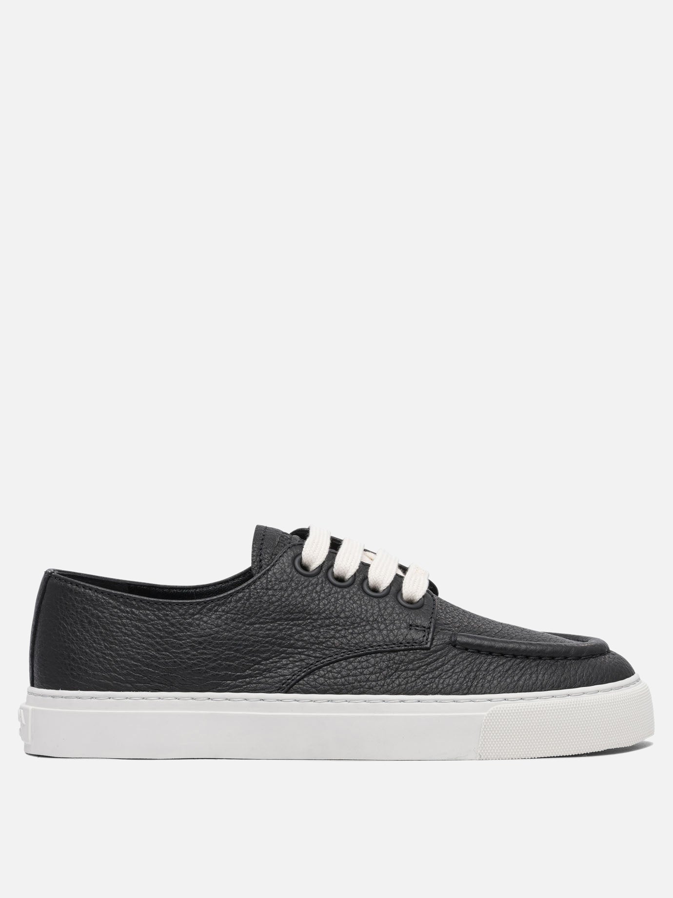 Prada Leather sneakers 12453699_11 Black thumbnail_1