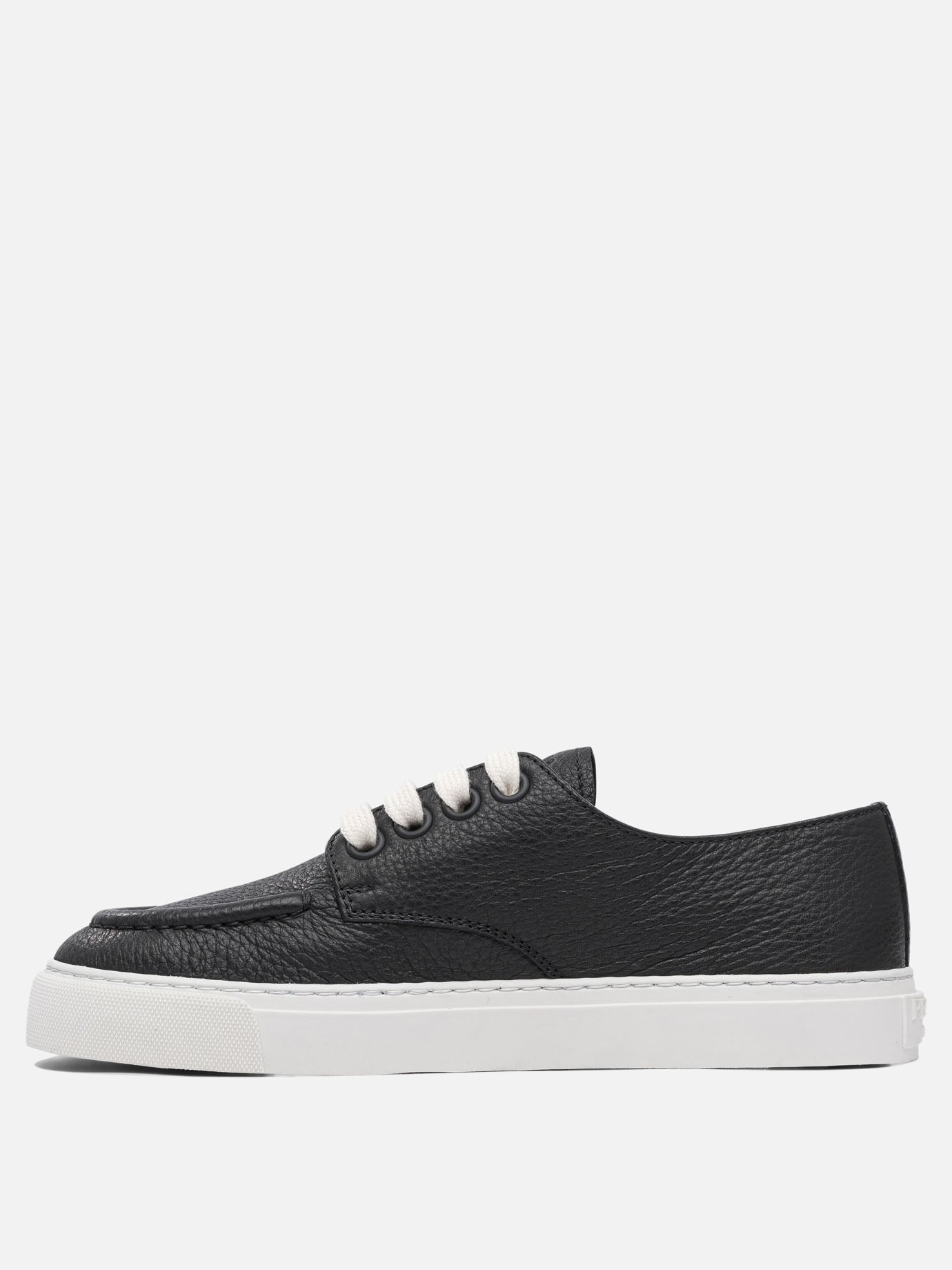 Prada Leather sneakers 12453699_11 Black thumbnail_3
