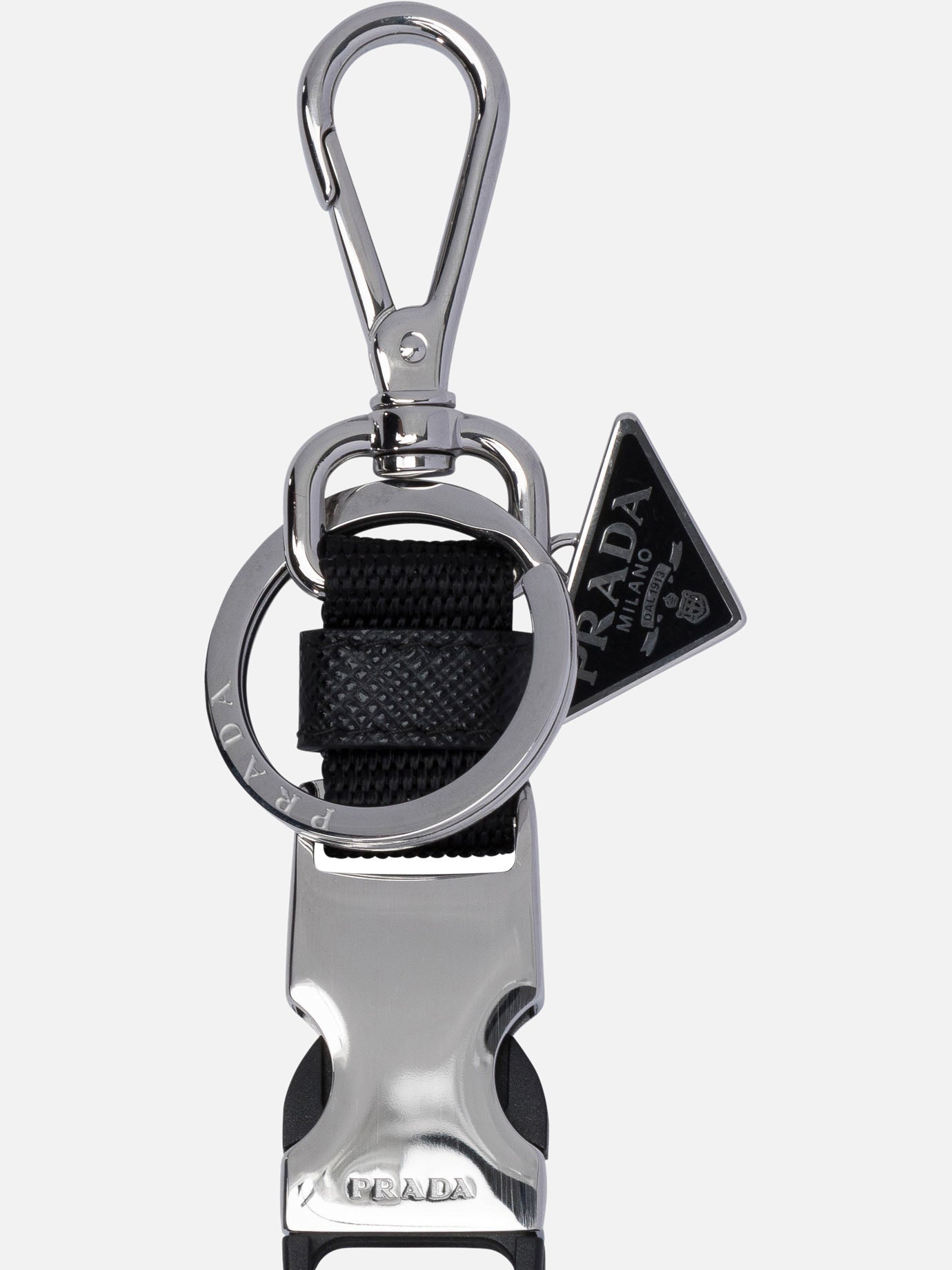 Prada Keychain with buckle 19611654_UNI Black thumbnail_2