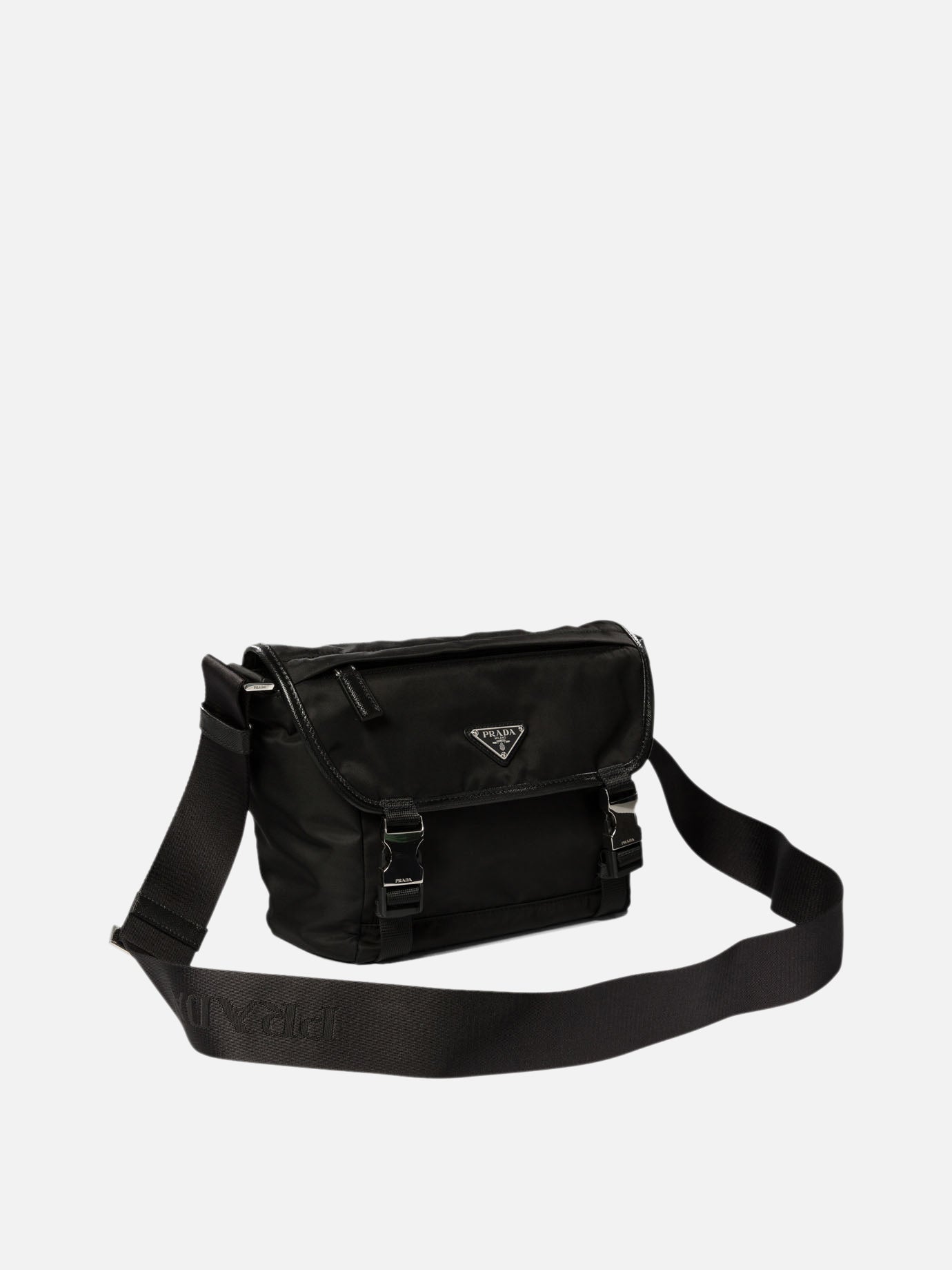 Re-Nylon and Saffiano crossbody bag