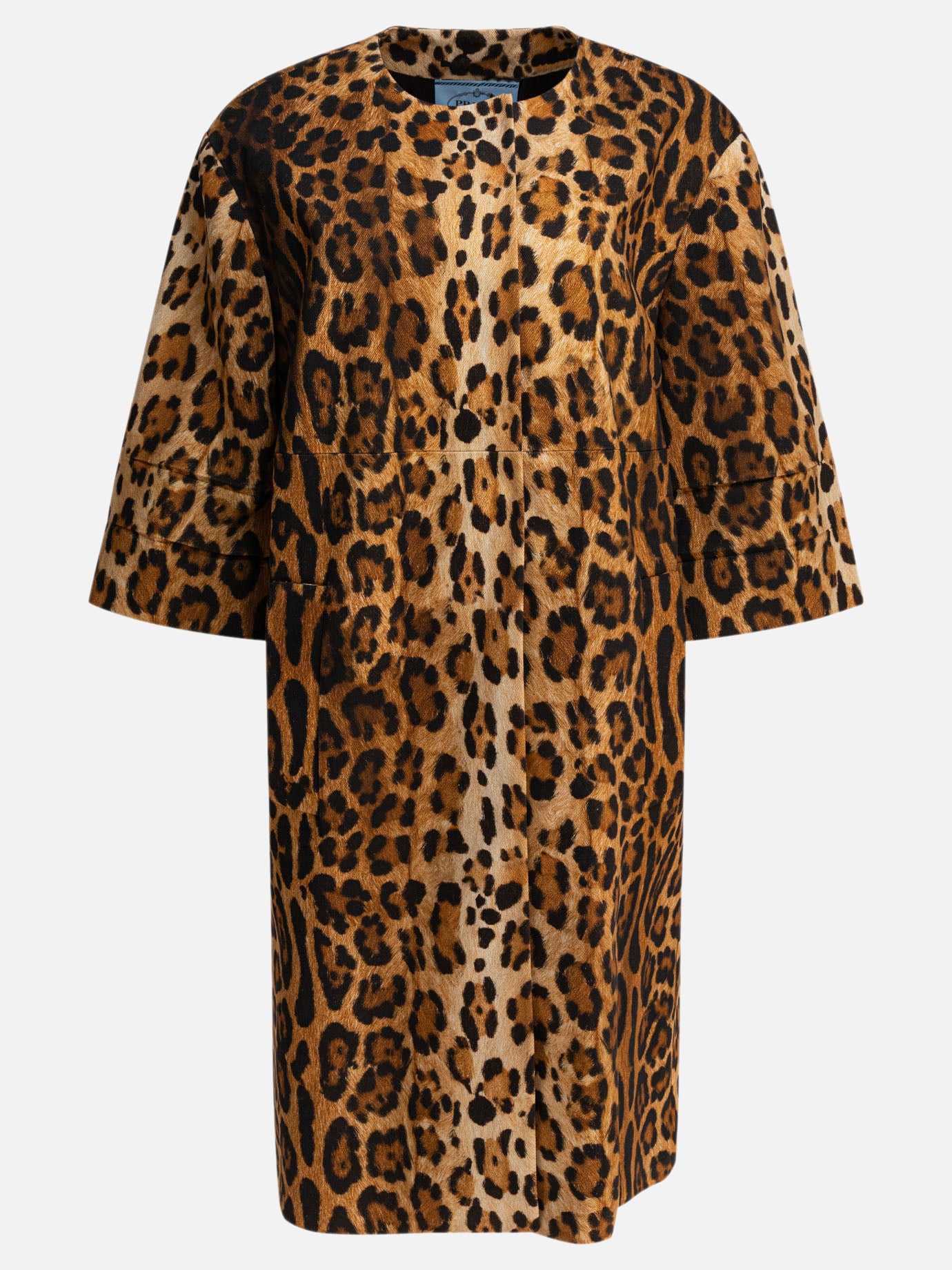 Long coats Animal print  Brown - Prada Women | PDP | VIETTI Online Store | Zoom-Modal
