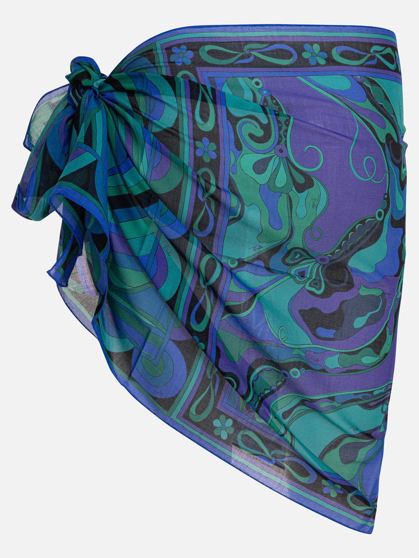 Beach dresses Print  Green - Pucci Women | PDP | VIETTI Online Store | thumbnail_2