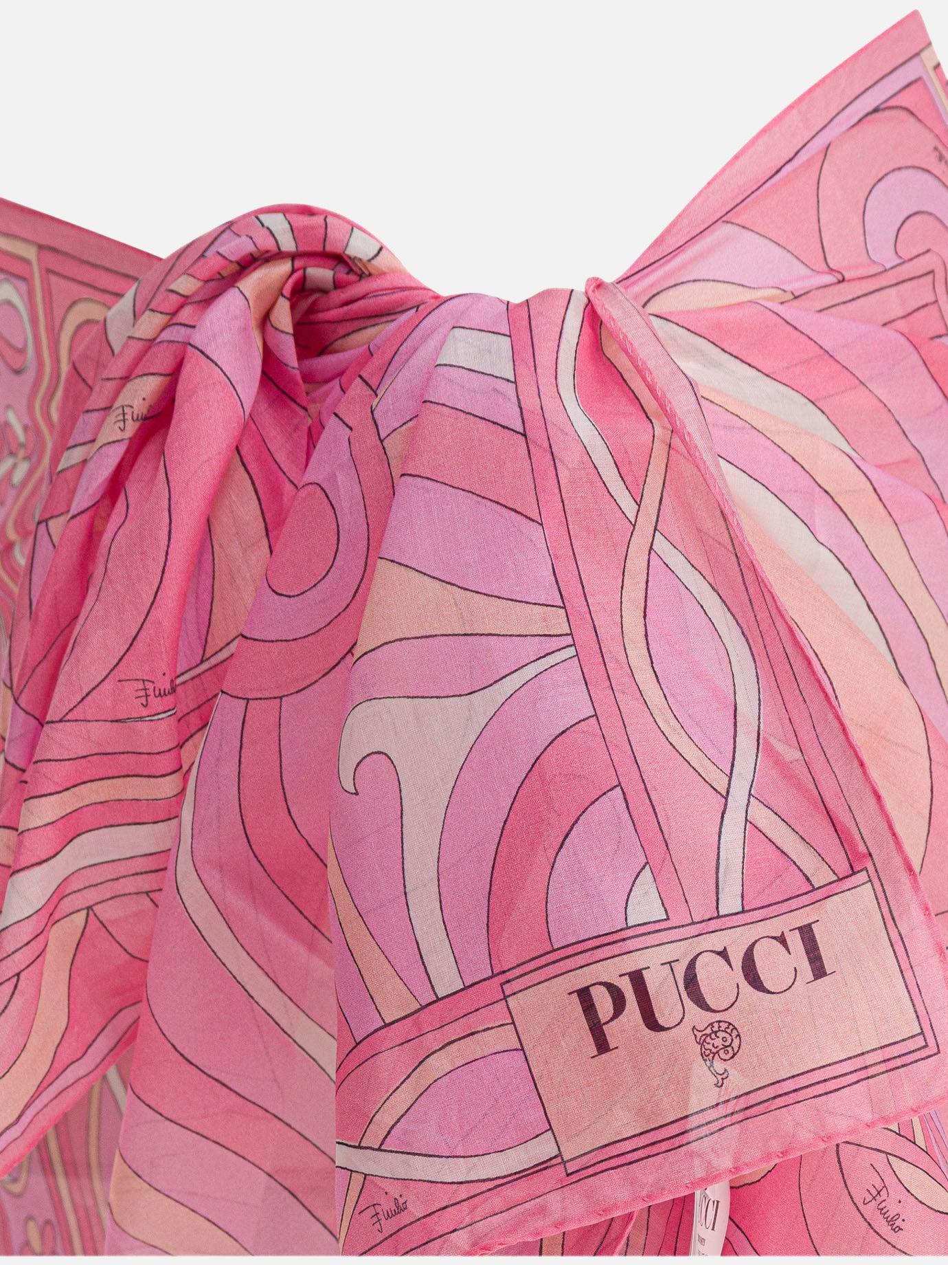 Pucci Sarong in Marmo print Pink