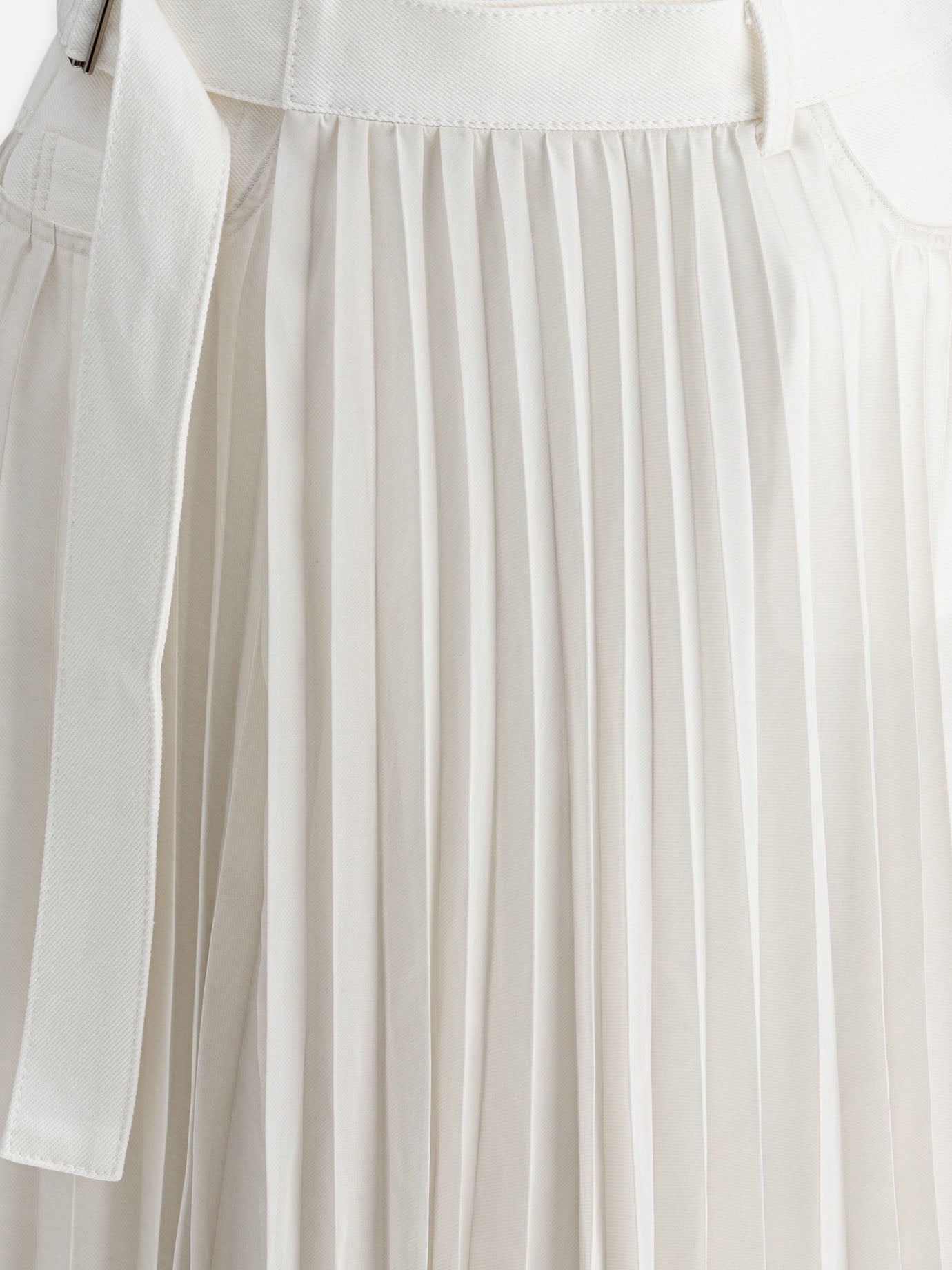 Sacai Pleated skirt 10738113_1 White thumbnail_3