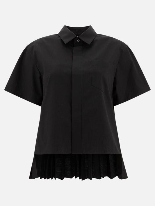 Sacai Cotton poplin shirt 10435174_1 Black 1