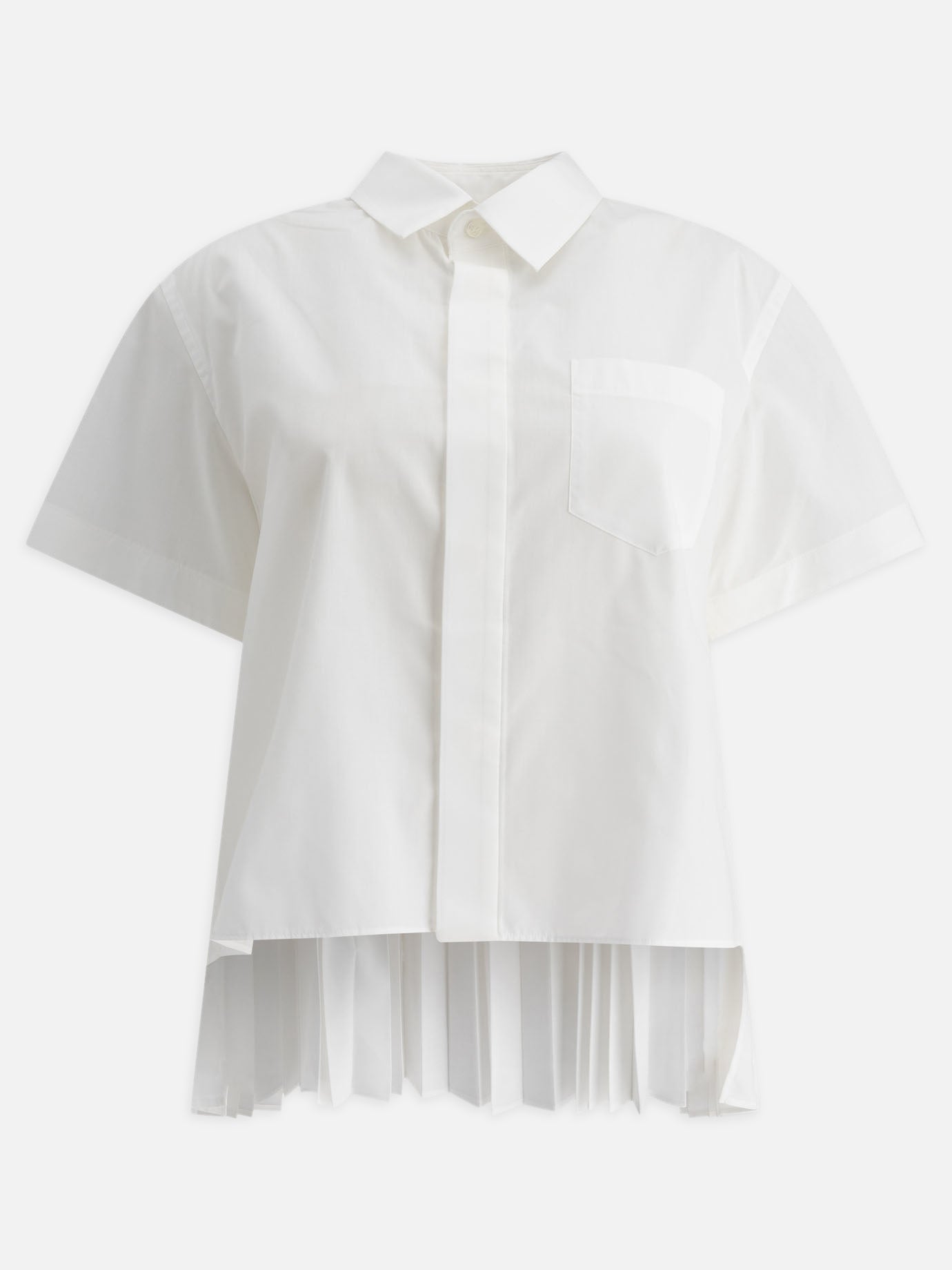 Sacai Cotton poplin shirt 17722858_2 White thumbnail_1