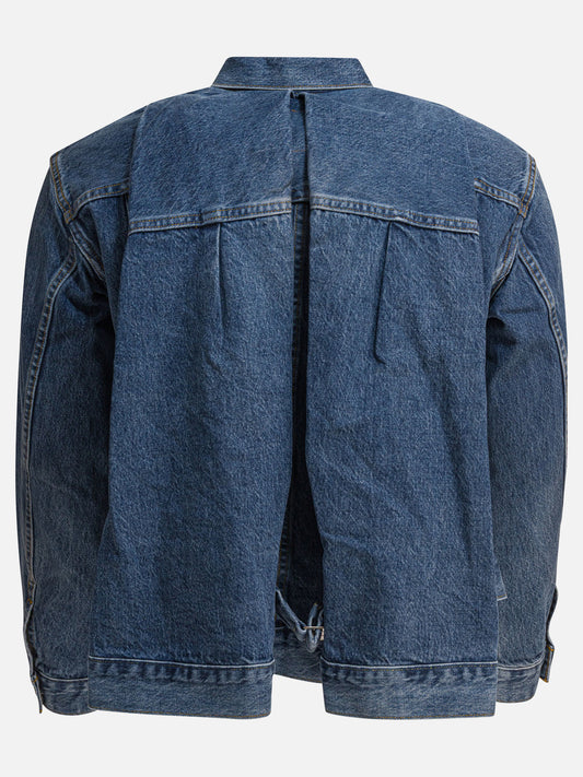 Sacai Sacai x Levi's denim jacket 14454625_1 Blue 2