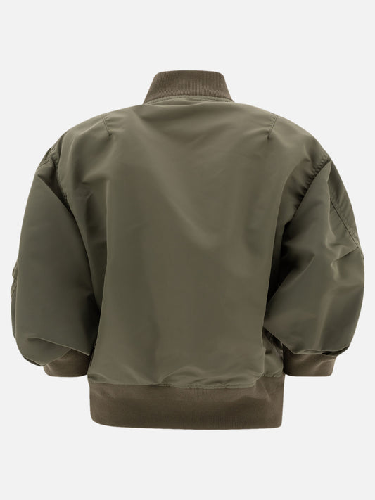 Sacai Nylon Bomber Jacket 14035715_1 Green 2