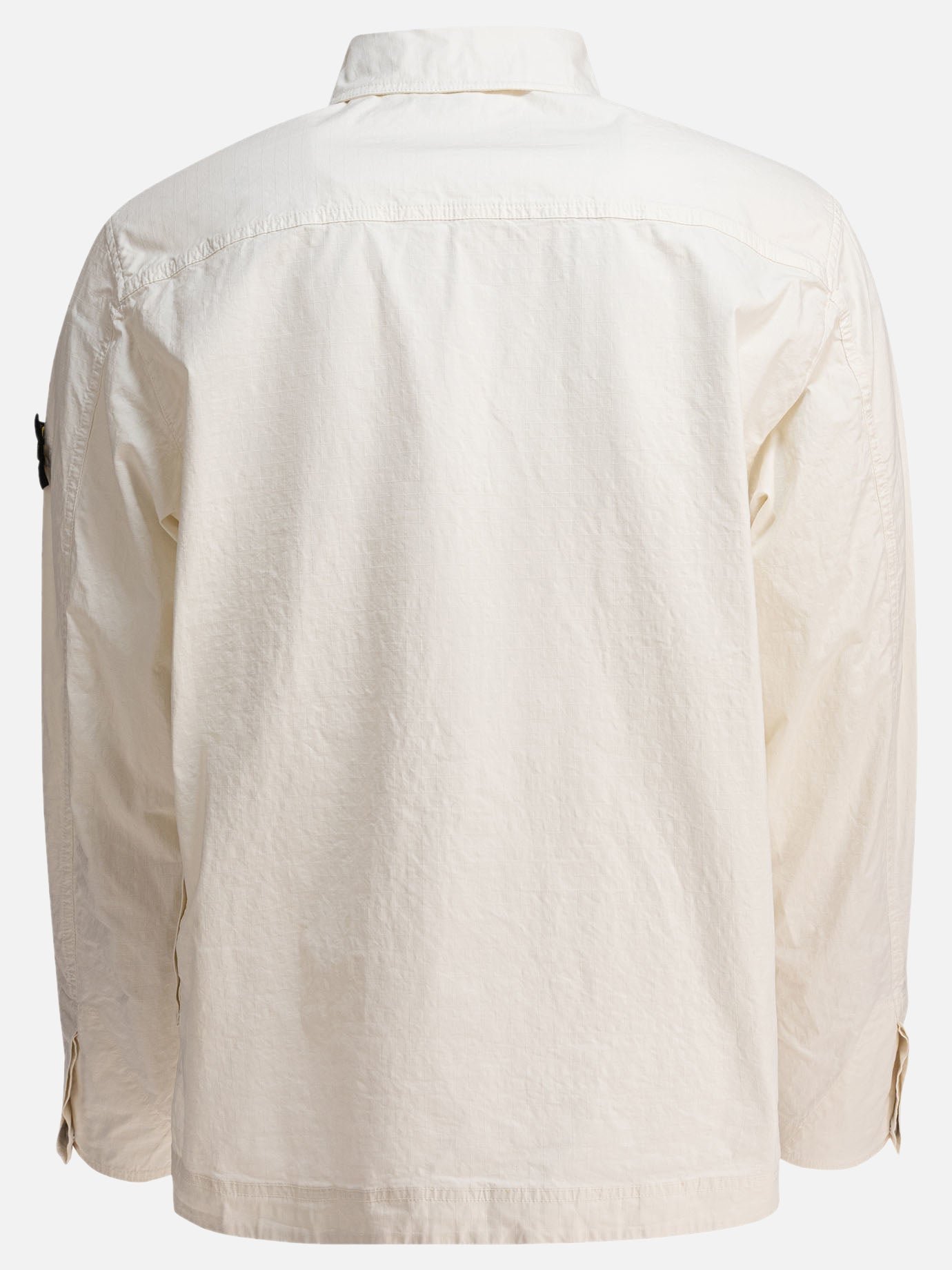 Stone Island Ripstop cotton overshirt 19700807_L White thumbnail_2