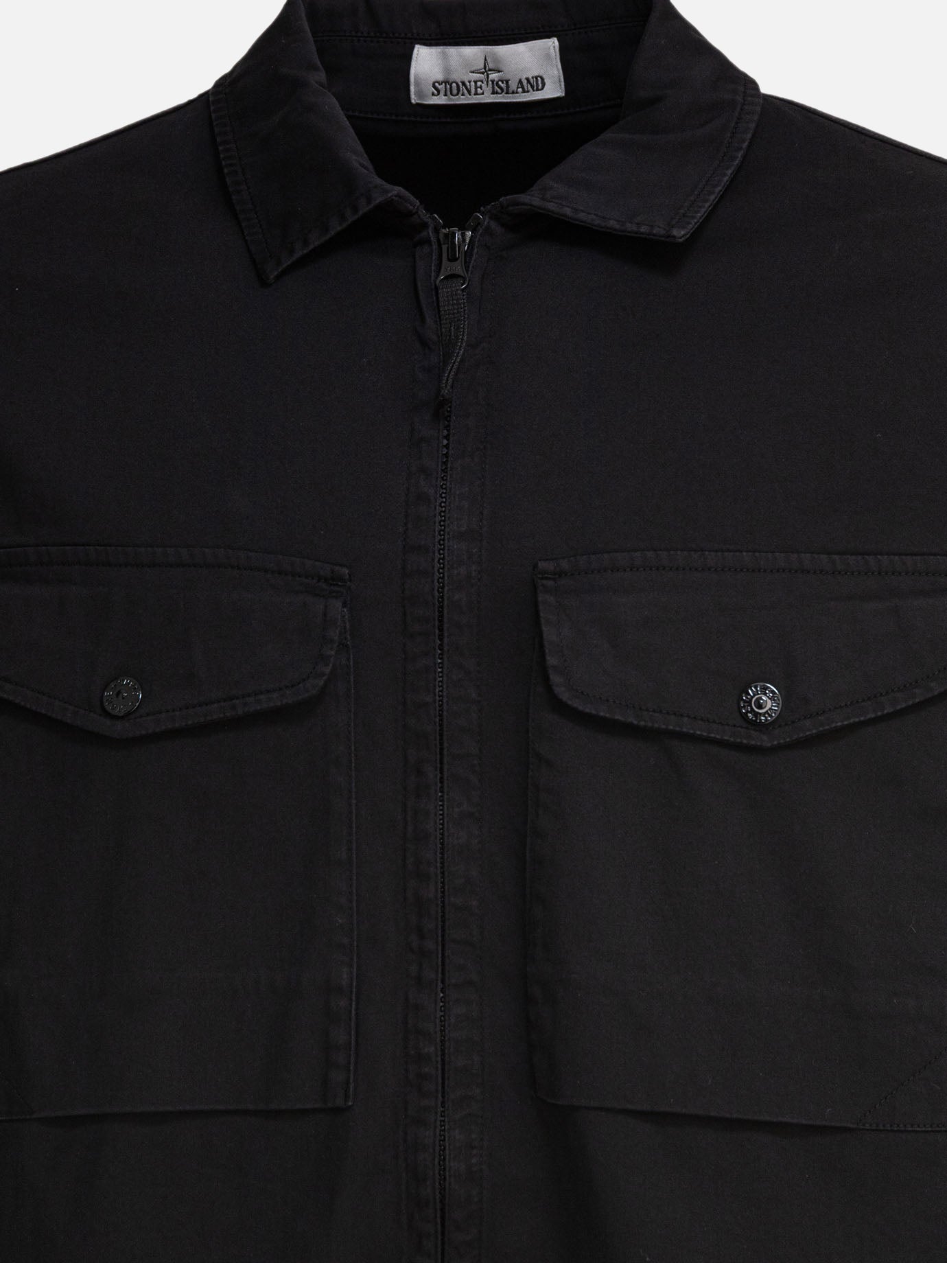 Overshirt jackets Logo  Black - Stone Island Men | PDP | VIETTI Online Store | Zoom-Modal_3
