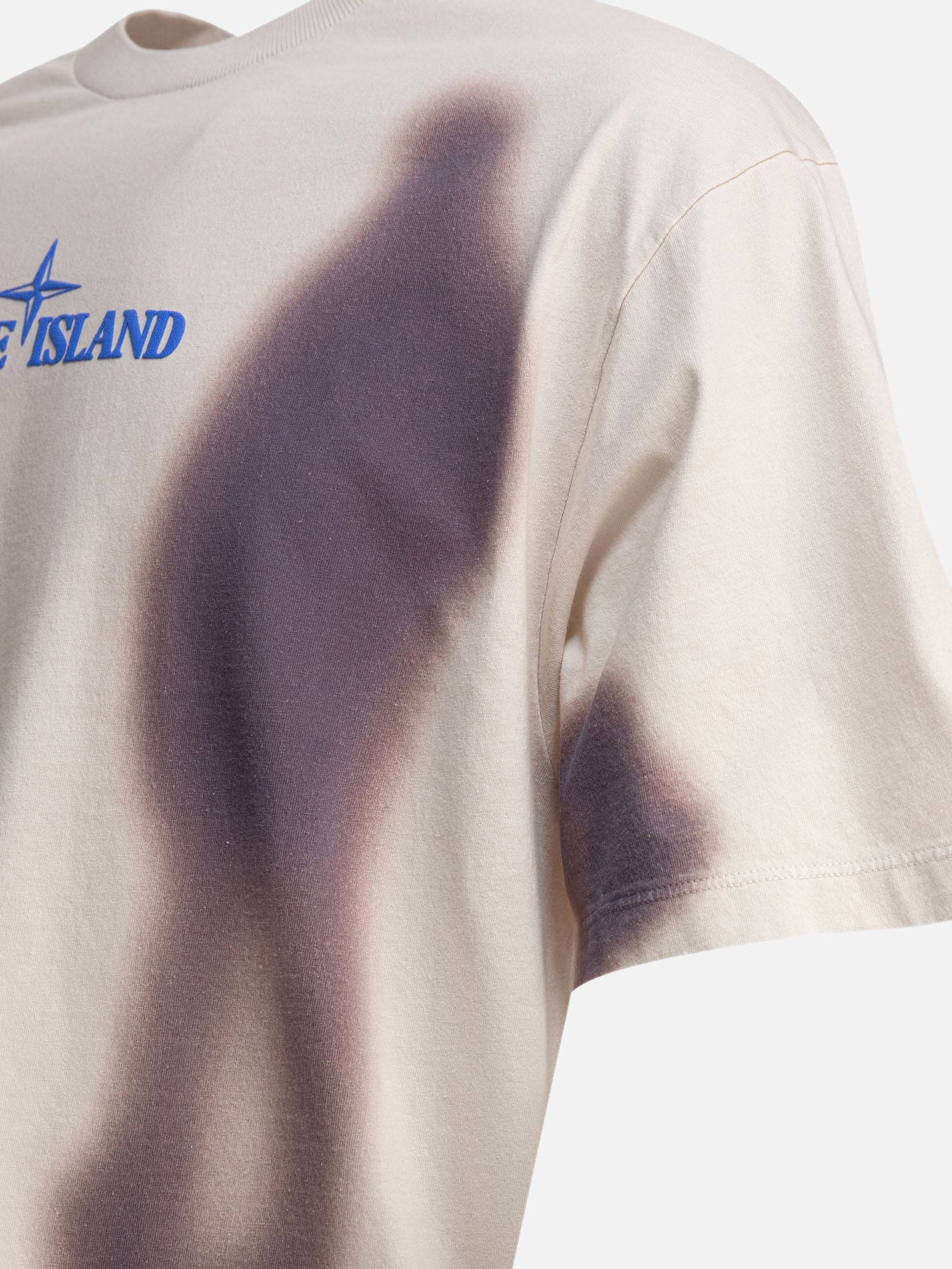 Crewneck t-shirts Logo  Beige - Stone Island Men | PDP | VIETTI Online Store | Zoom-Modal_4
