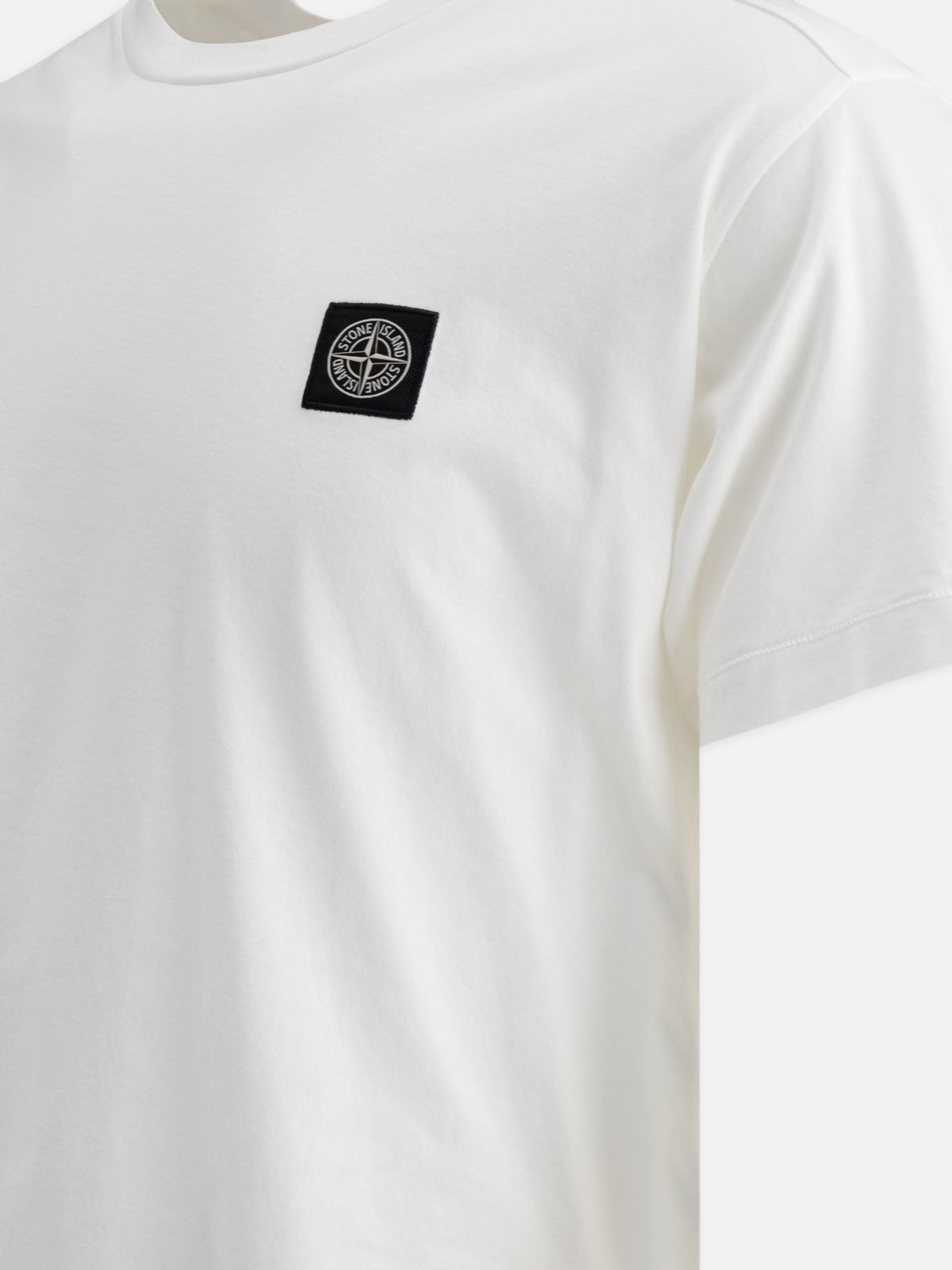 Stone Island Cotton jersey t-shirt 10146773_S White thumbnail_4