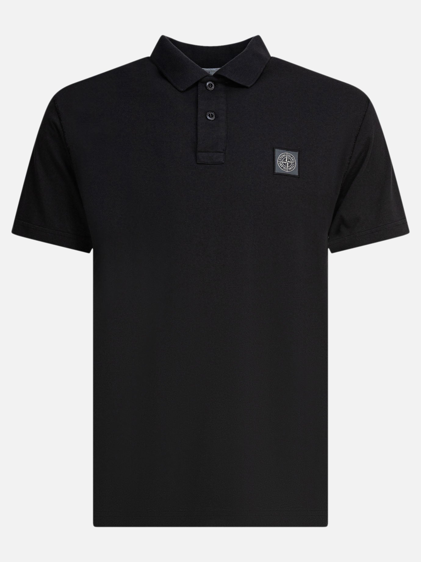 Stone Island Cotton jersey polo shirt 18185037_S Black thumbnail_1