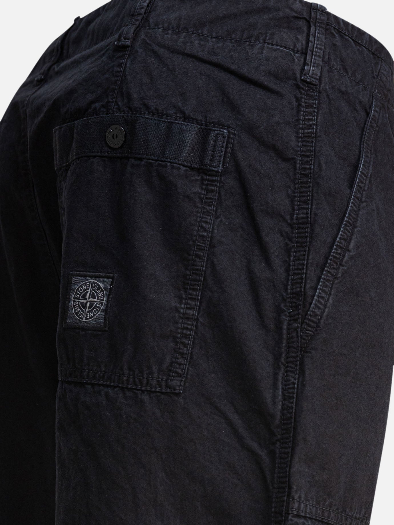 Leisure trousers Logo  Blue - Stone Island Men | PDP | VIETTI Online Store | thumbnail_4