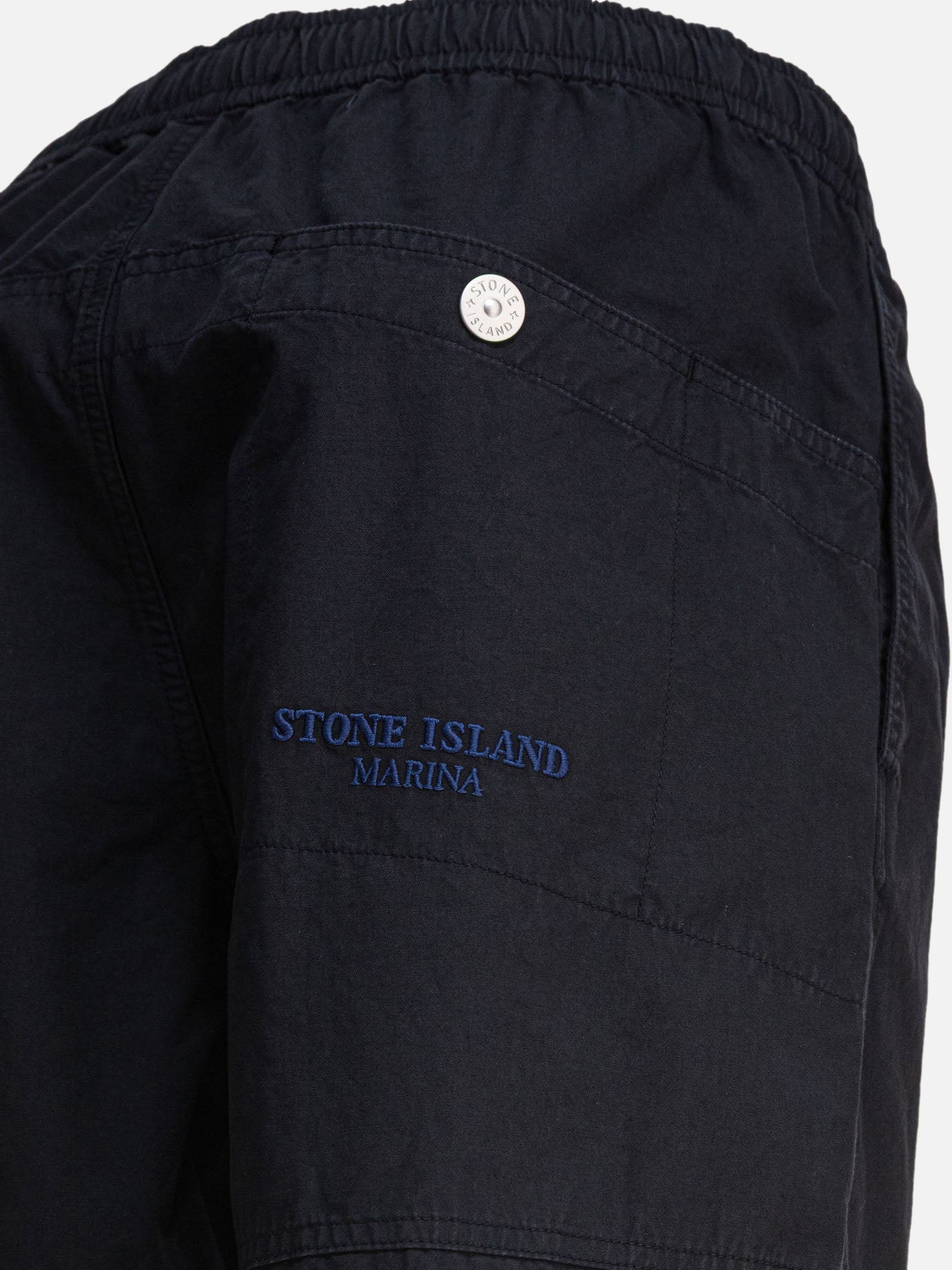 Leisure trousers Logo  Blue - Stone Island Men | PDP | VIETTI Online Store | Zoom-Modal_4
