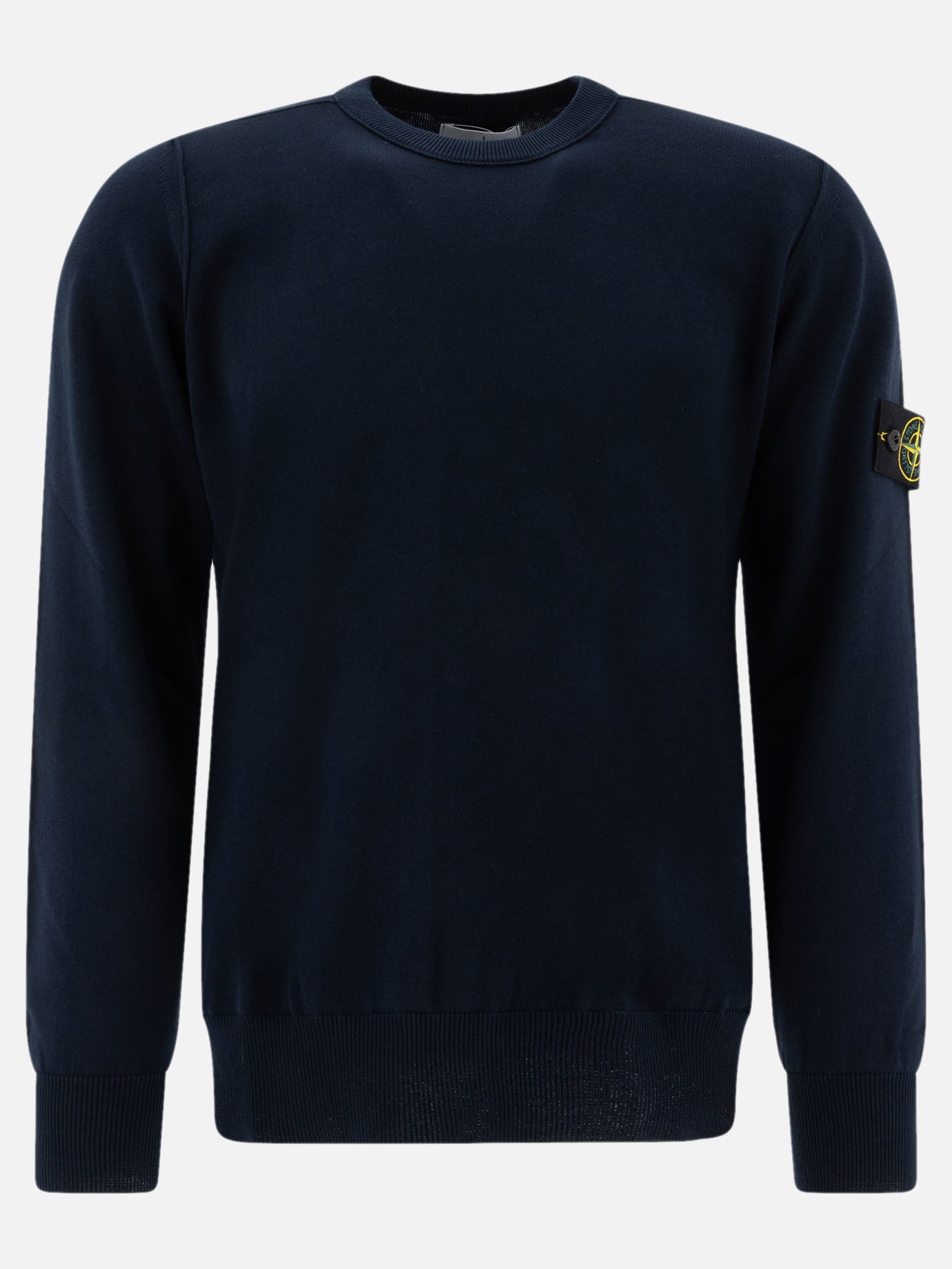 Stone Island Crewneck sweater in soft cotton 17923911_M Blue thumbnail_1