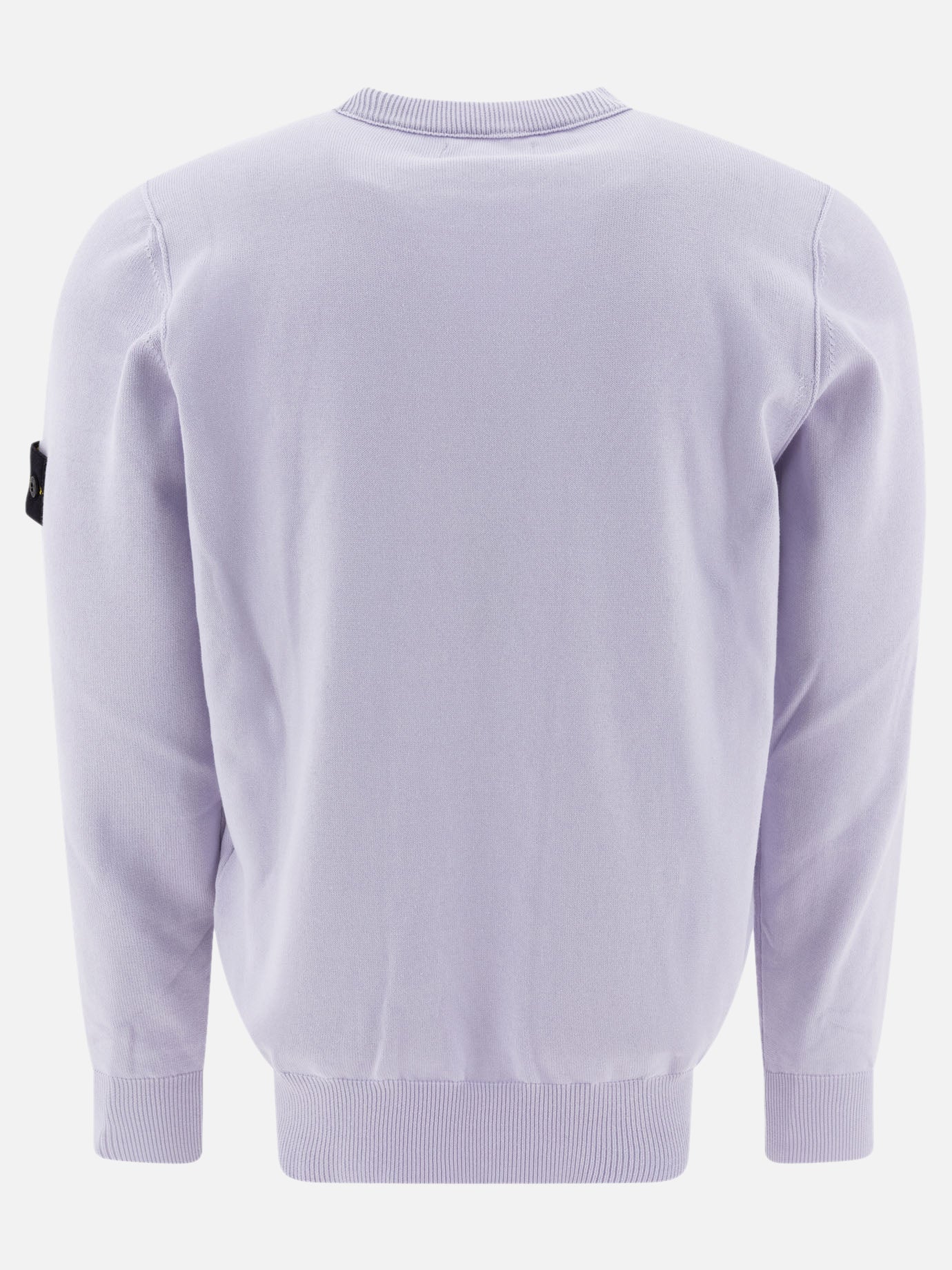 Stone Island Crewneck sweater in soft cotton 17949193_M Purple thumbnail_2