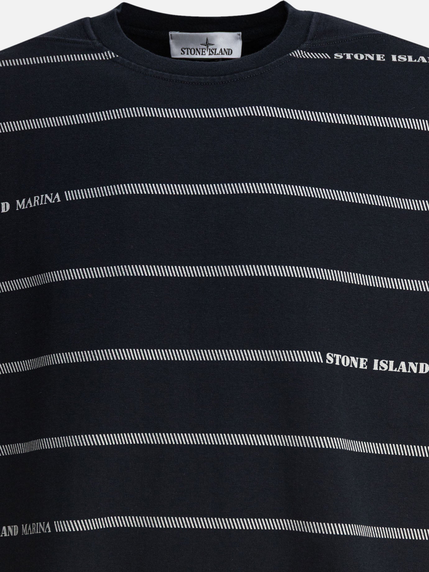 Cotton jersey crewneck sweatshirt