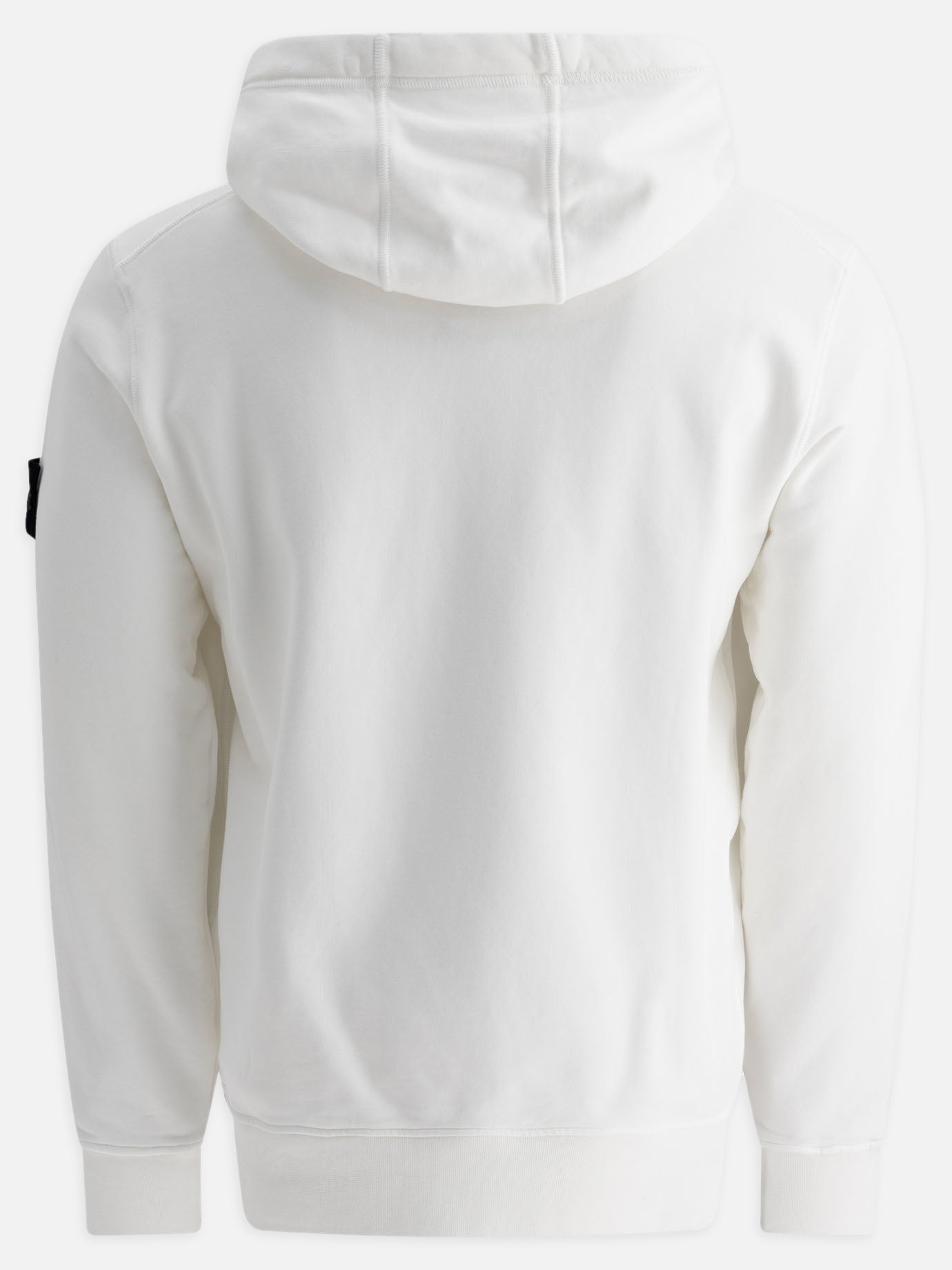 Stone Island Organic cotton fleece hoodie 14590773_M White thumbnail_2