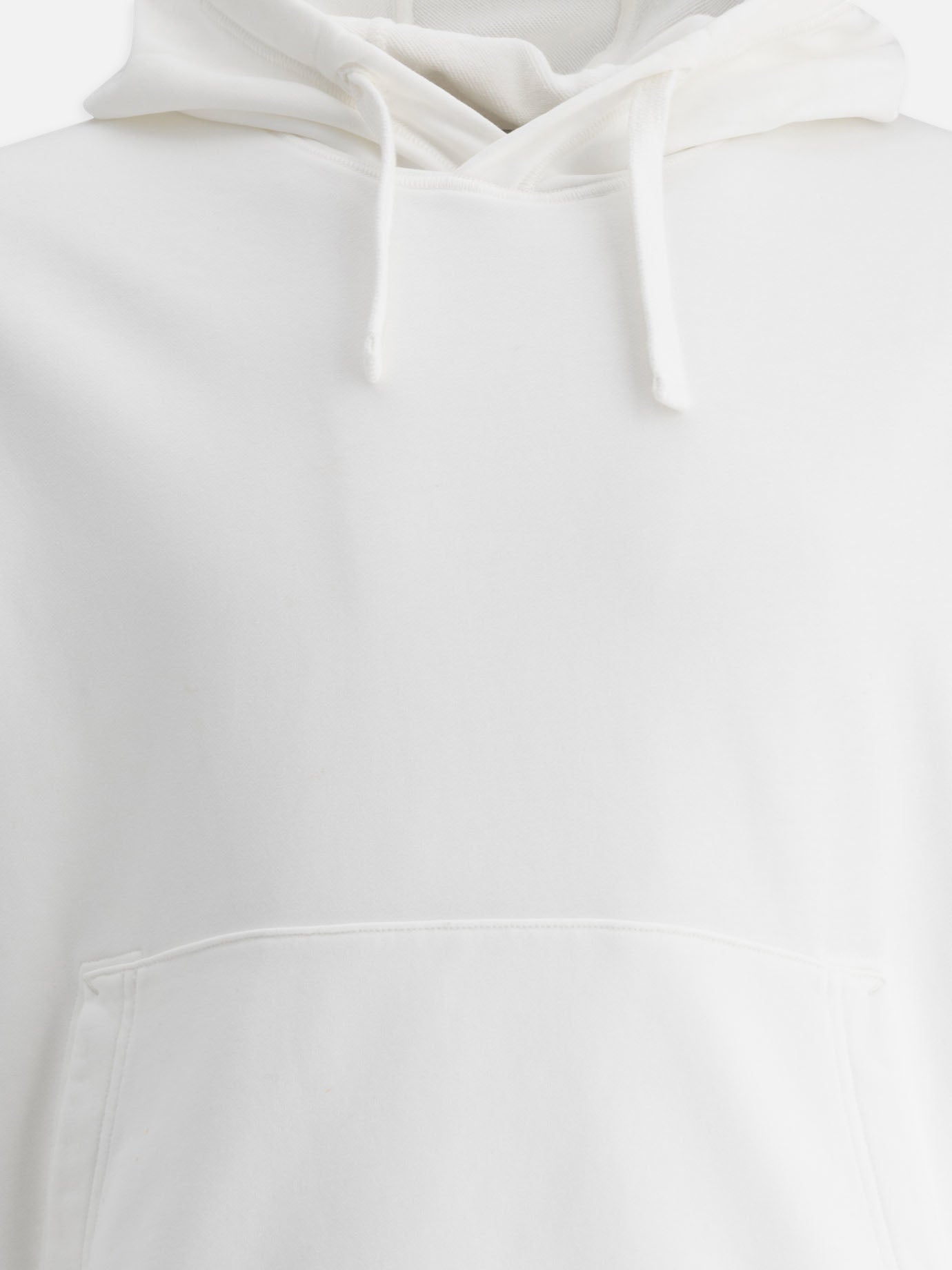Stone Island Organic cotton fleece hoodie 14590773_M White thumbnail_3