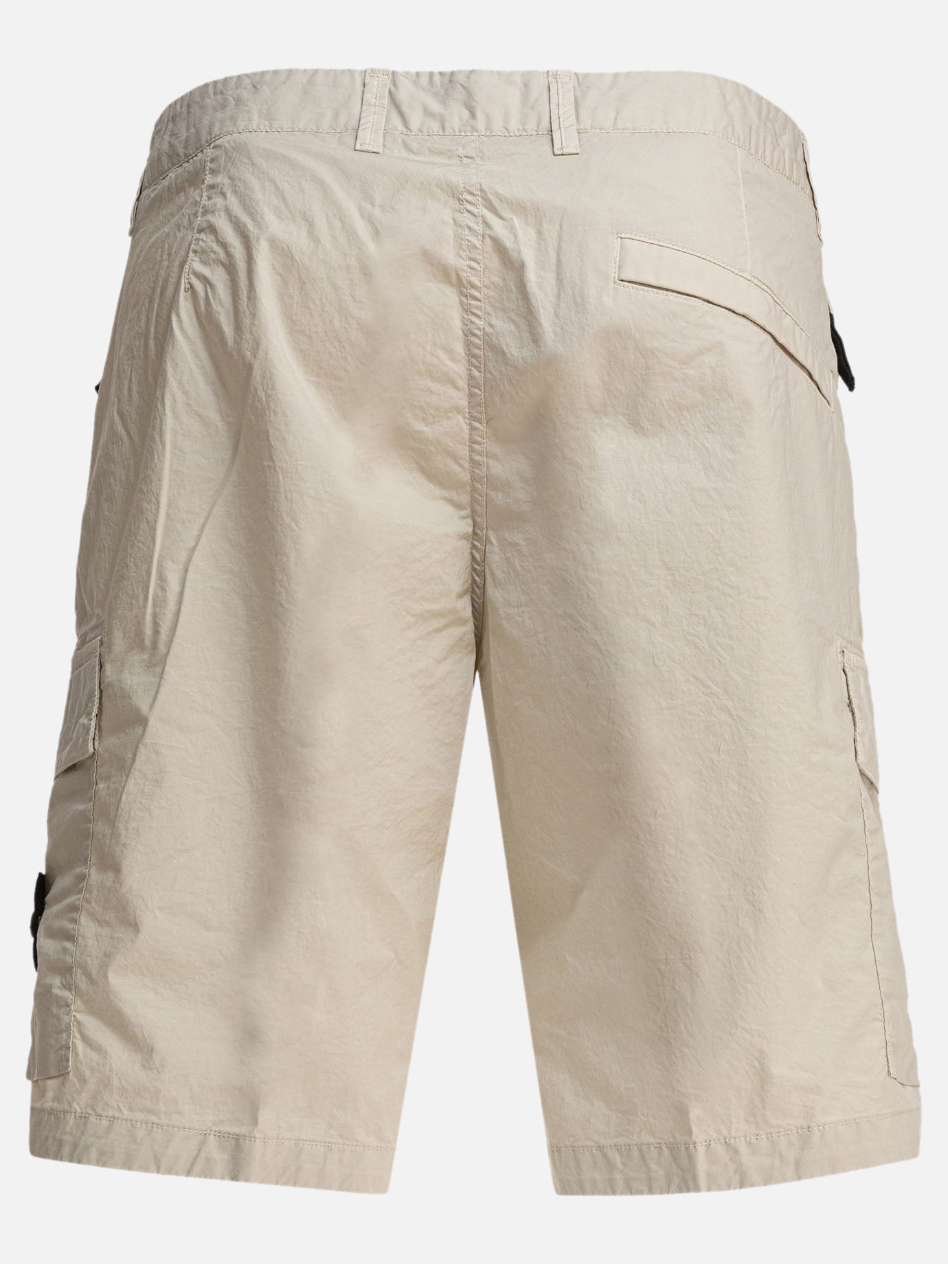 Cargo shorts Logo  Beige - Stone Island Men | PDP | VIETTI Online Store | thumbnail_2