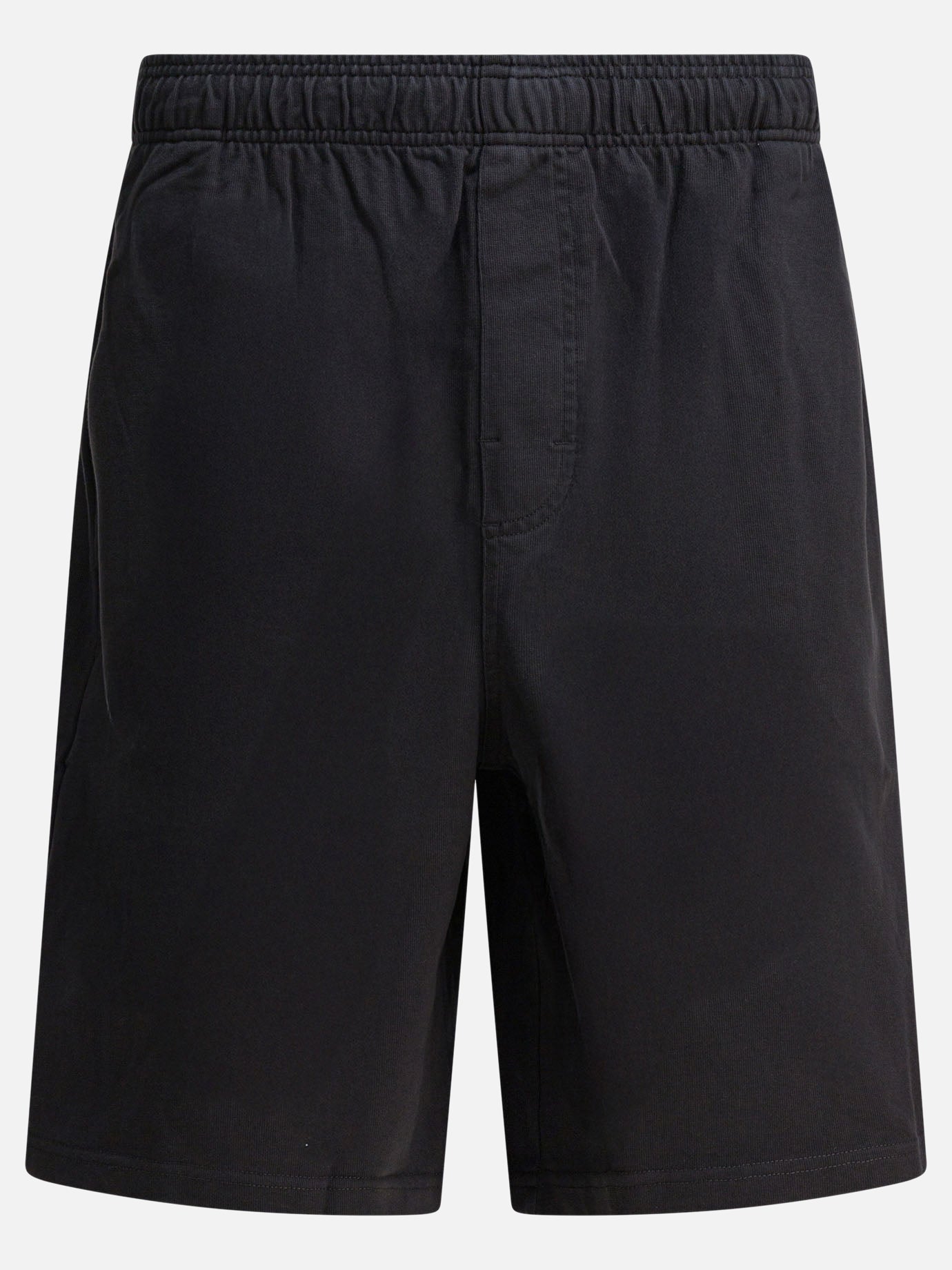 Stüssy Cotton jersey shorts Black
