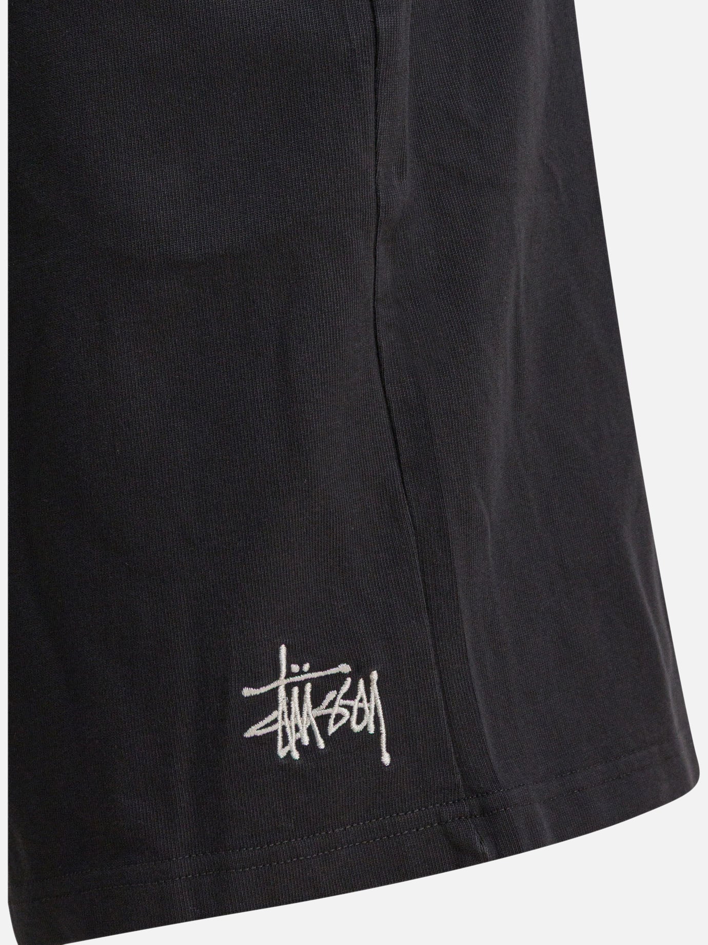 Stüssy Cotton jersey shorts Black