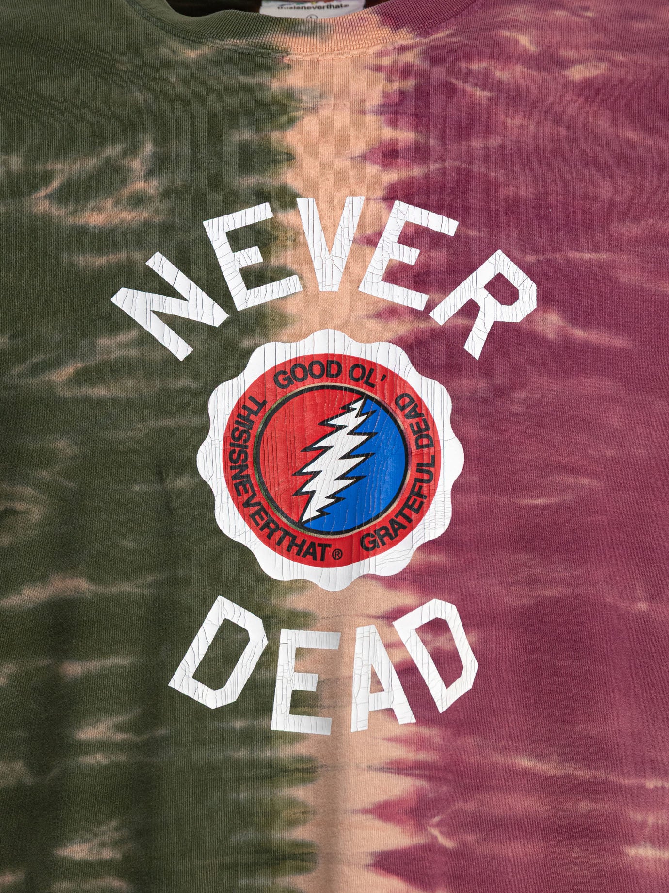 Thisisneverthat® &quot;GD Never Dead&quot; T-shirt 10819290_S Green thumbnail_3
