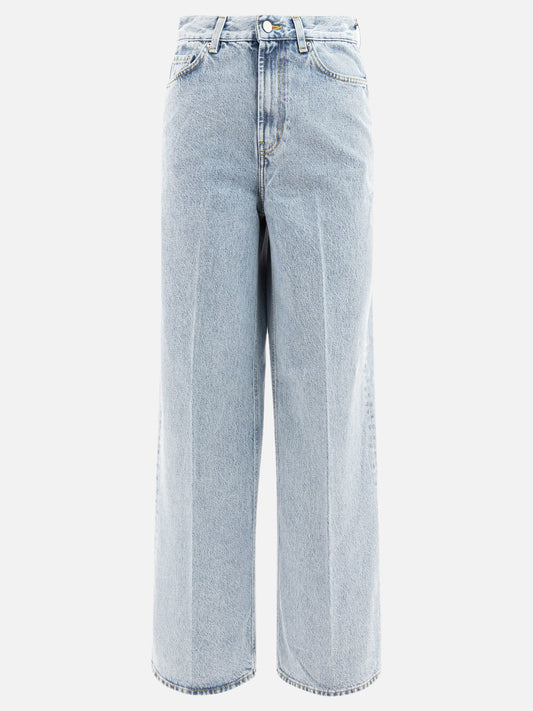 Toteme Wide leg jeans 16614021_25/32 Light blue 1