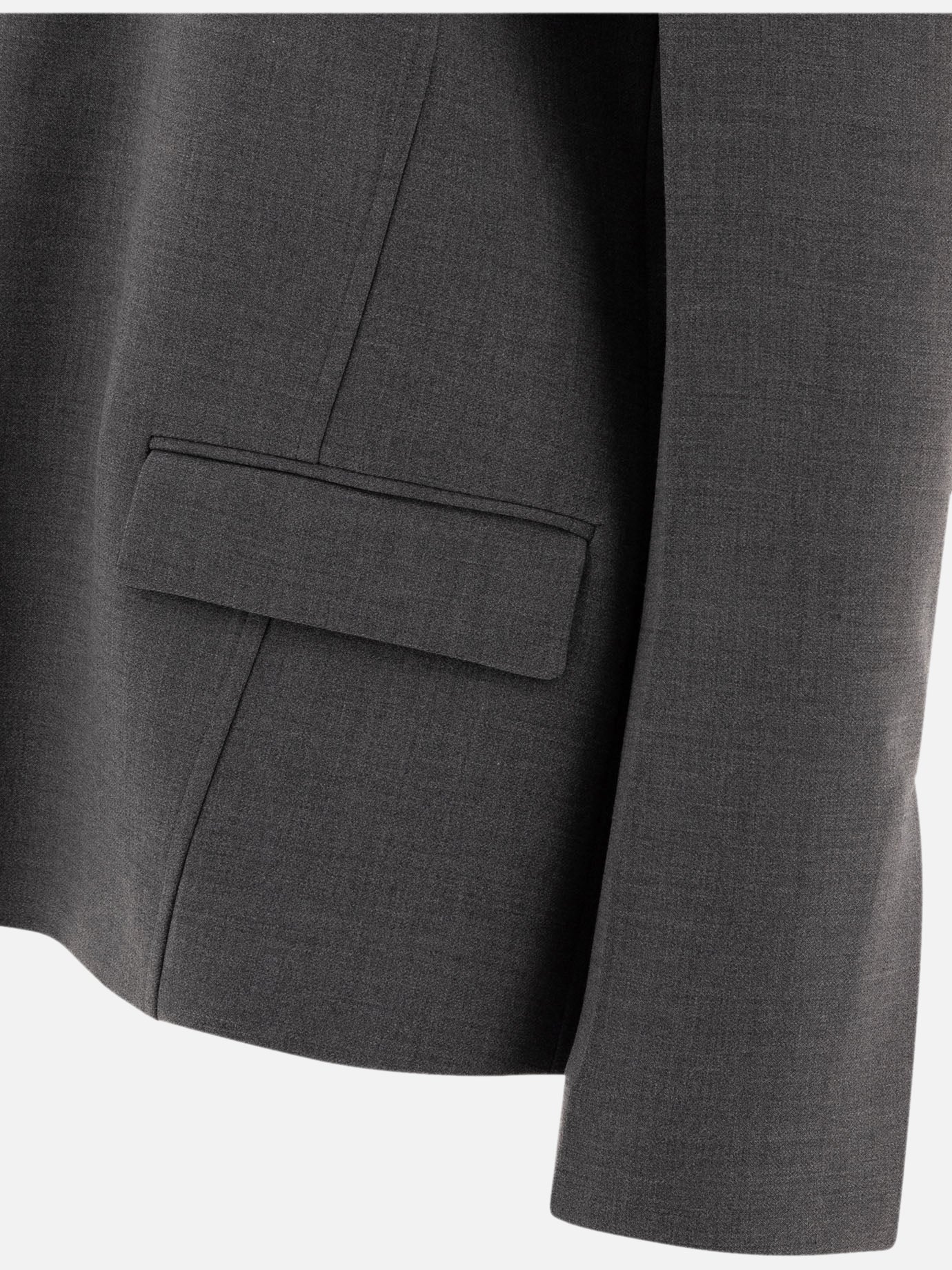 Toteme Jacket with back closure 17839466_38 Grey thumbnail_4