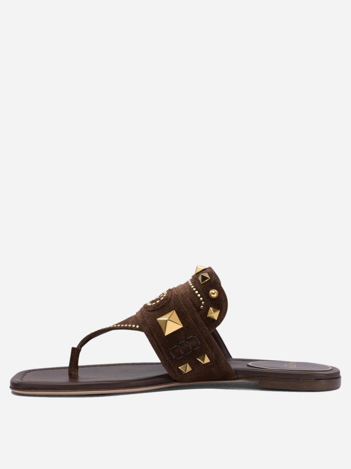 Flat sandals 100% leather - 100% leather  Brown - Valentino Garavani Women | PDP | VIETTI Online Store | Zoom-Modal_3
