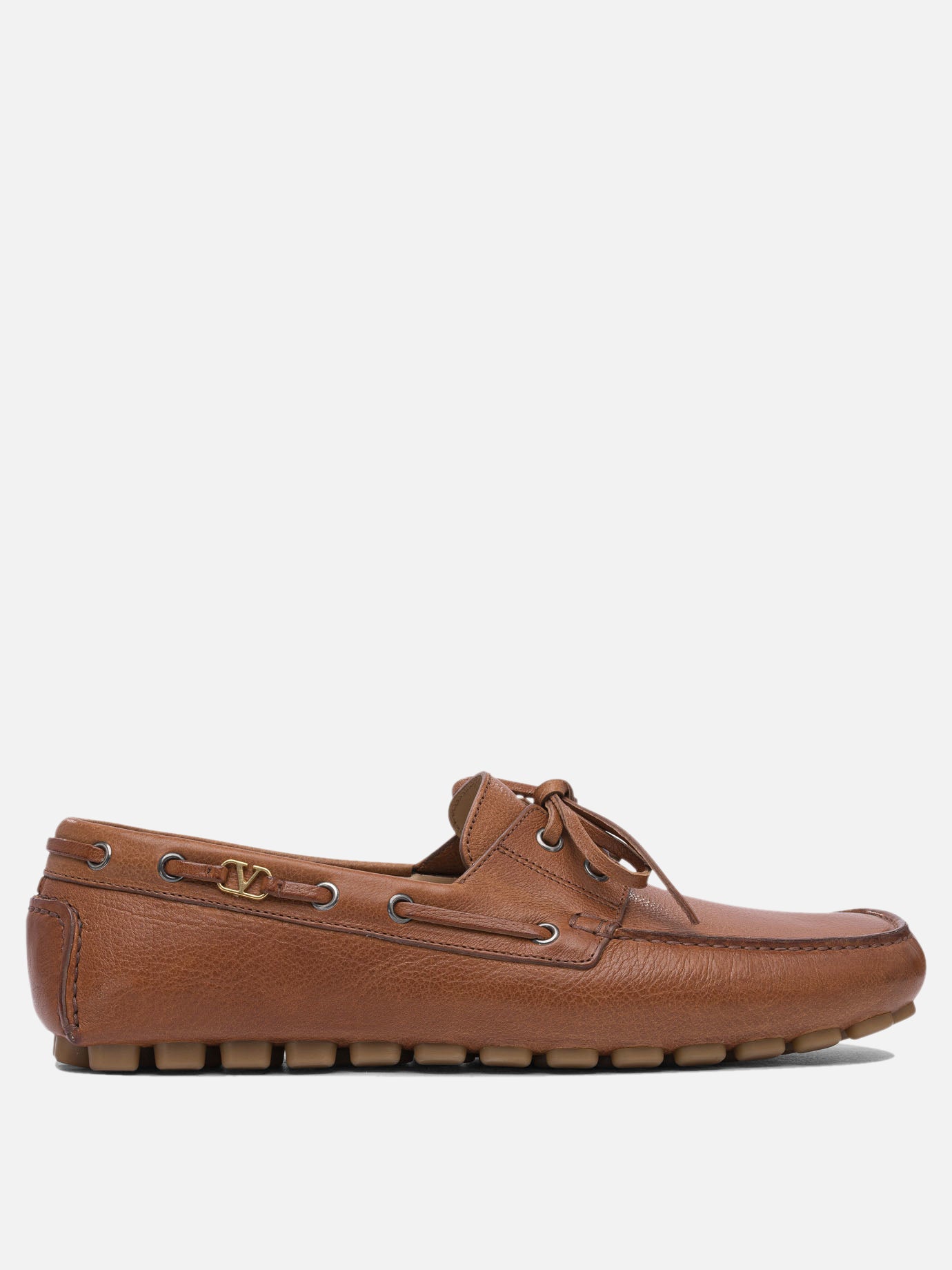 Loafers 100% leather - 100% rubber  Brown - Valentino Garavani Men | PDP | VIETTI Online Store | Zoom-Modal
