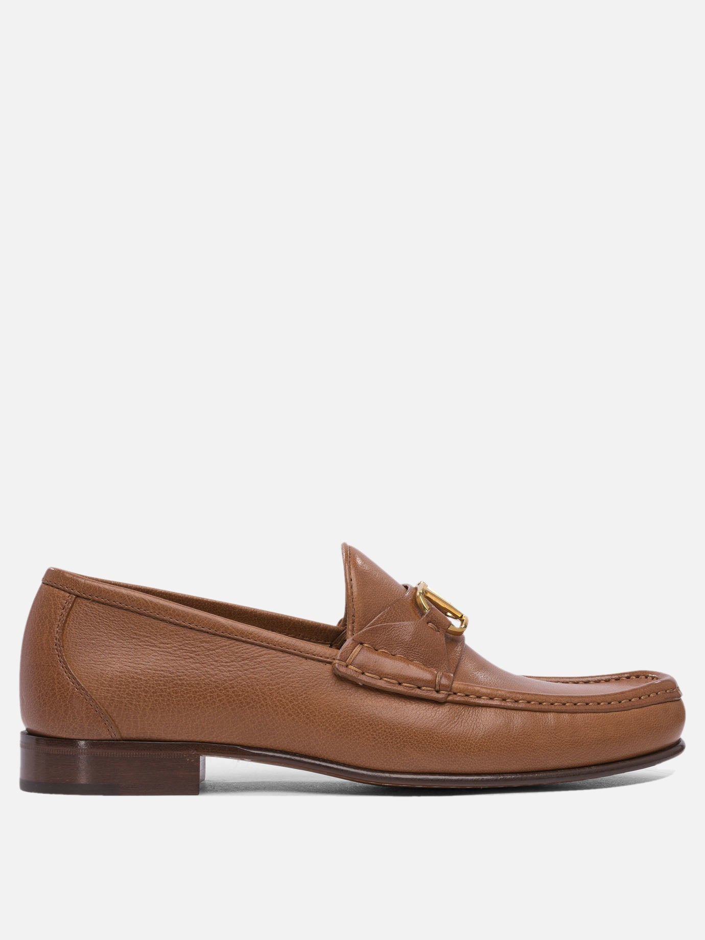 Loafers 100% leather - 100% leather  Brown - Valentino Garavani Men | PDP | VIETTI Online Store | Zoom-Modal
