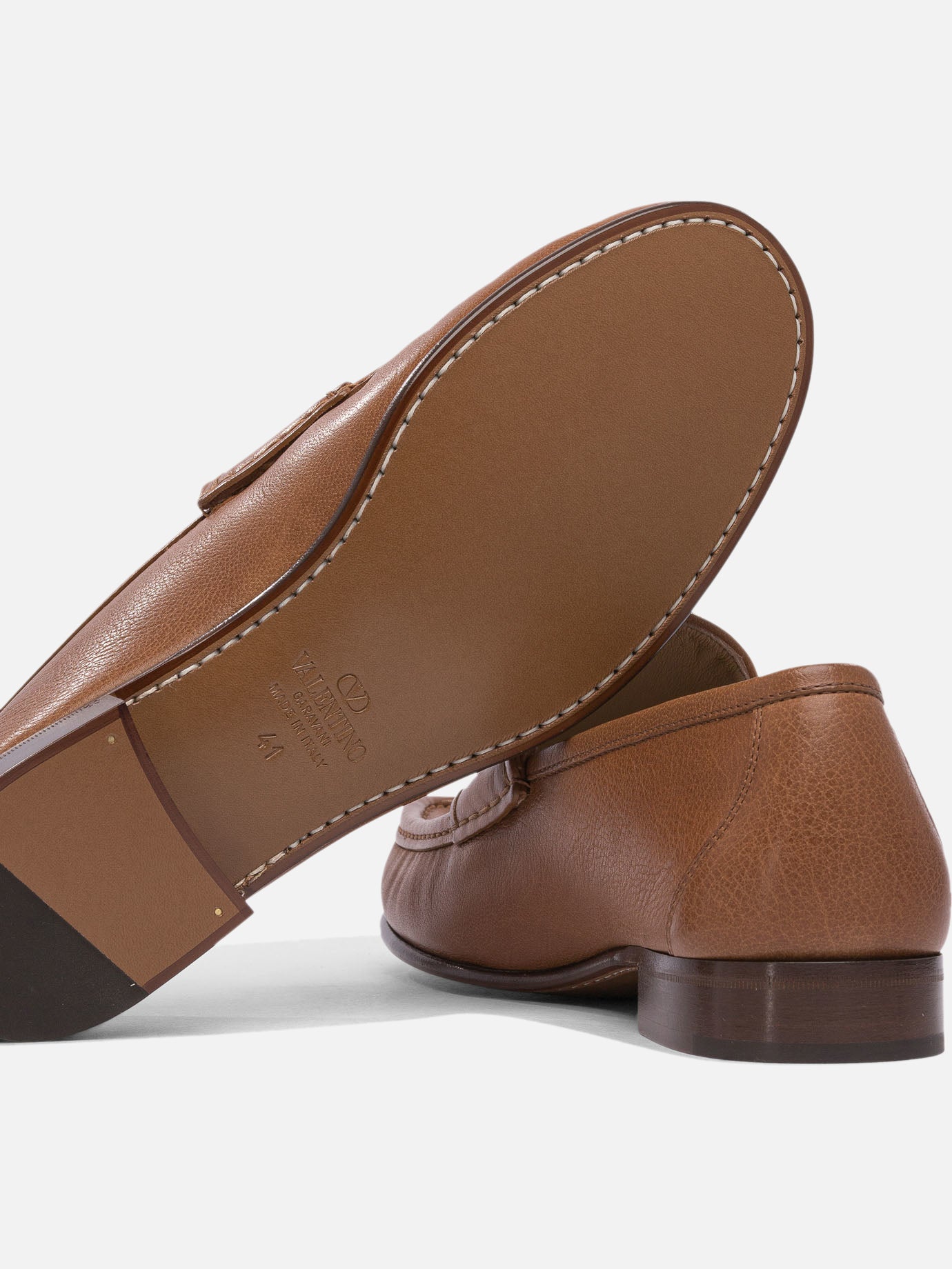 Loafers 100% leather - 100% leather  Brown - Valentino Garavani Men | PDP | VIETTI Online Store | thumbnail_5