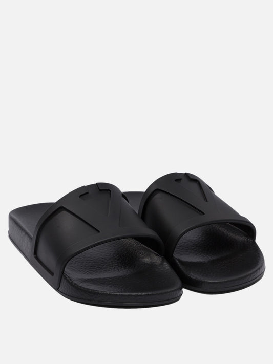 Slides 100% rubber  Black - Valentino Garavani Men | PLP | VIETTI Online Store | 2
