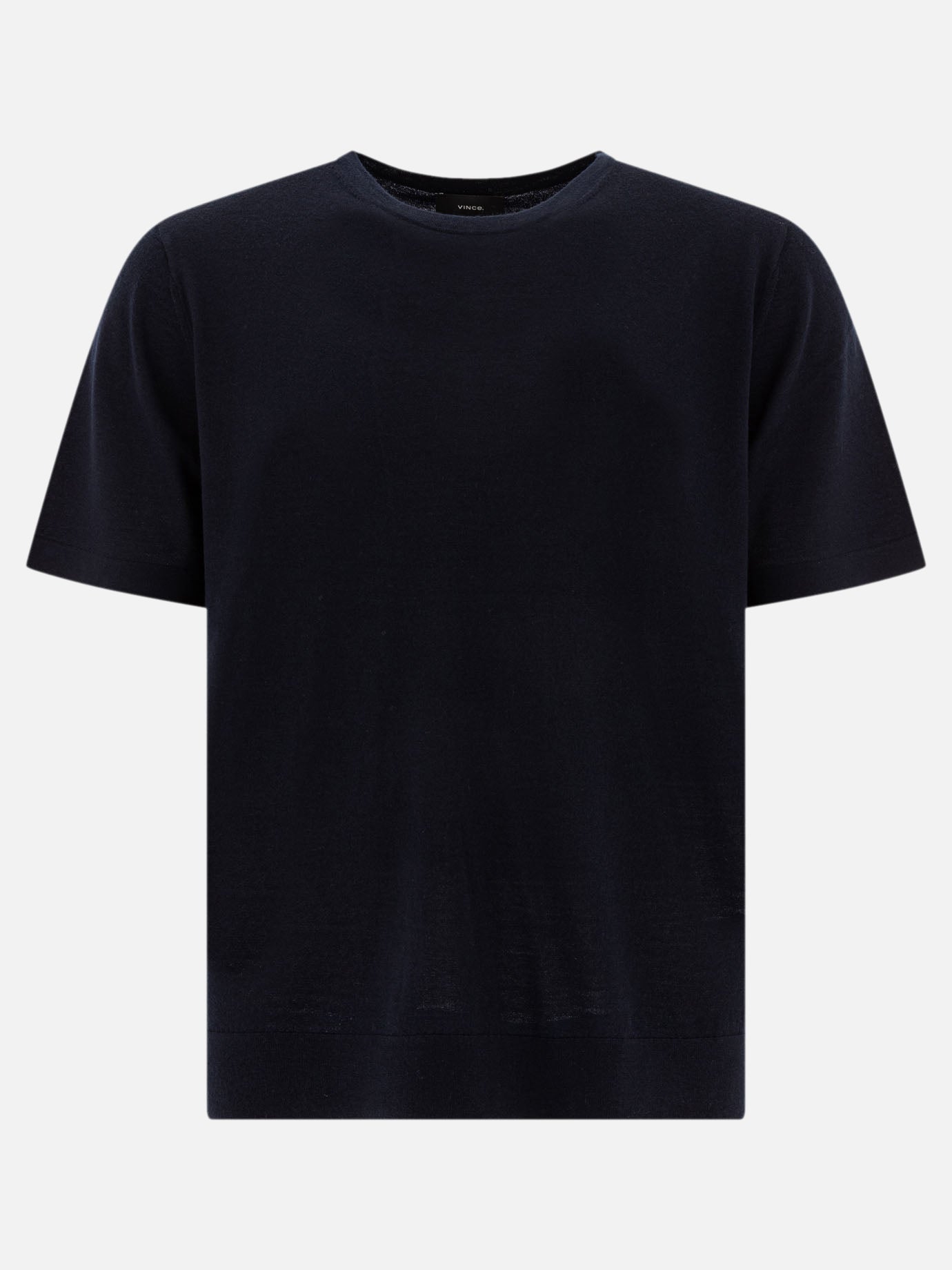 Crewneck t-shirts Solid colour  Blue - Vince Men | PDP | VIETTI Online Store | thumbnail